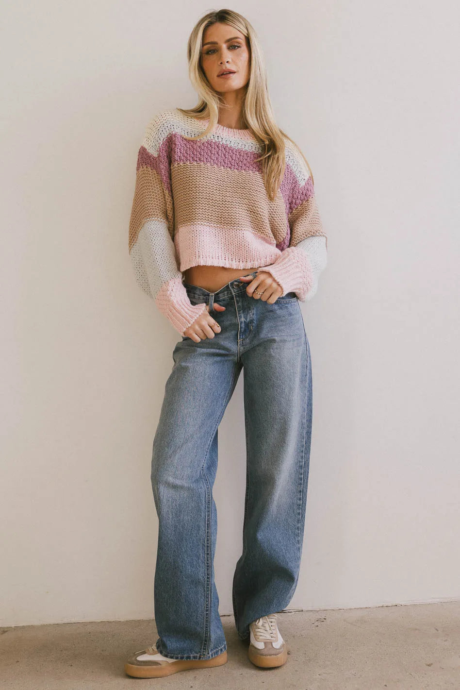 Makenzie Knit Sweater for Women - Cozy Cable Knit Pullover - Winter Casual Wear & Layering Essential - FINAL SALE