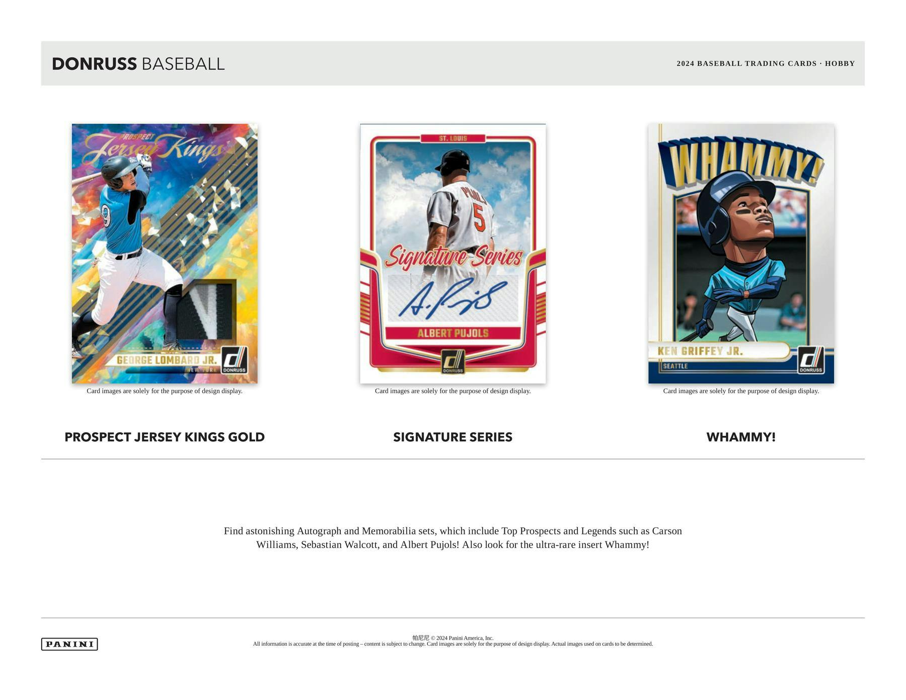 2024 Panini Donruss Baseball Hobby Box - 24 Packs with Exclusive Rookie Cards & Inserts - Perfect for Collectors, Fantasy Sports & Game Day Trading