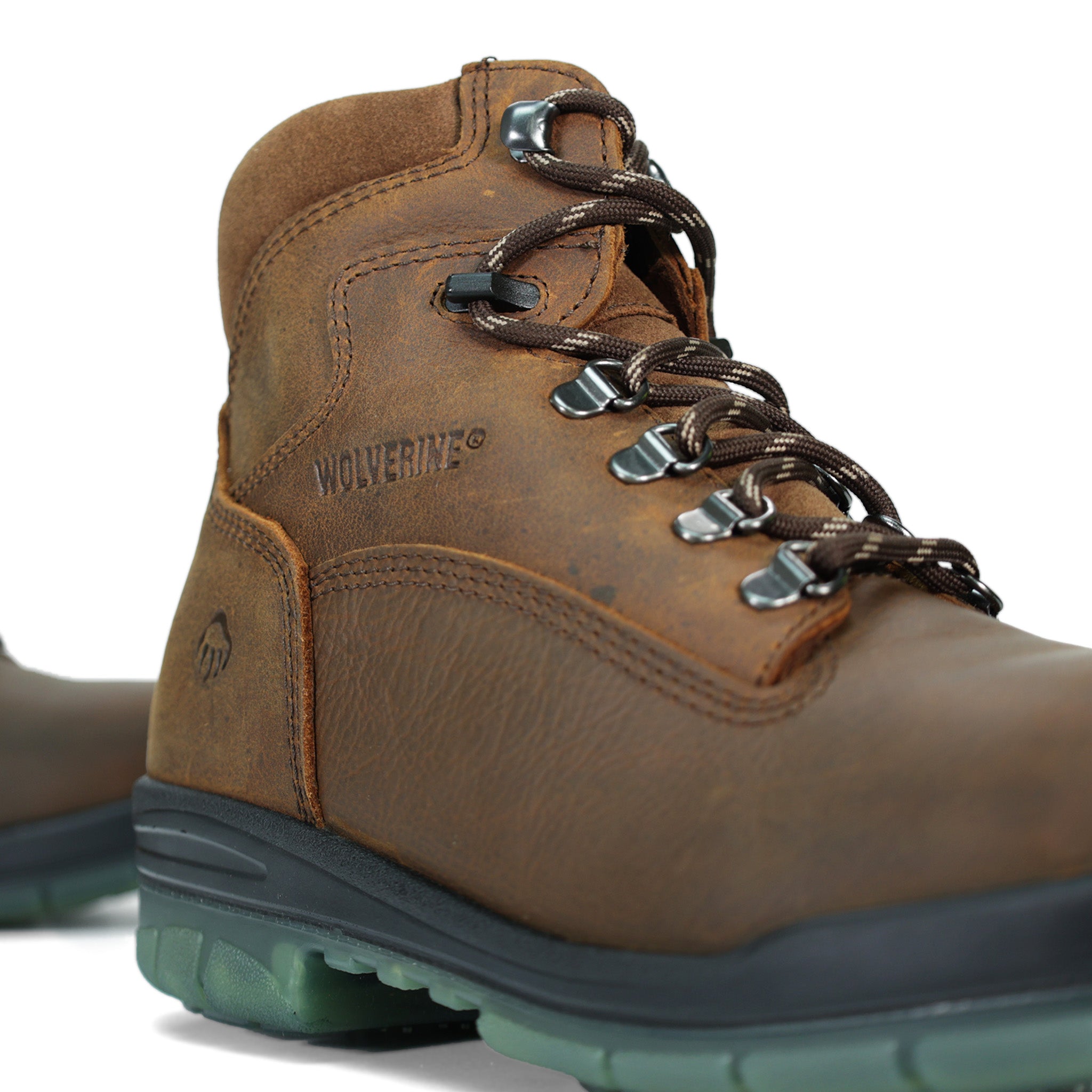 90 6 Safety Work Boots for Men - Steel Toe, Slip Resistant, Electrical Hazard Protection - Ideal for Construction, Warehouse & Industrial Work