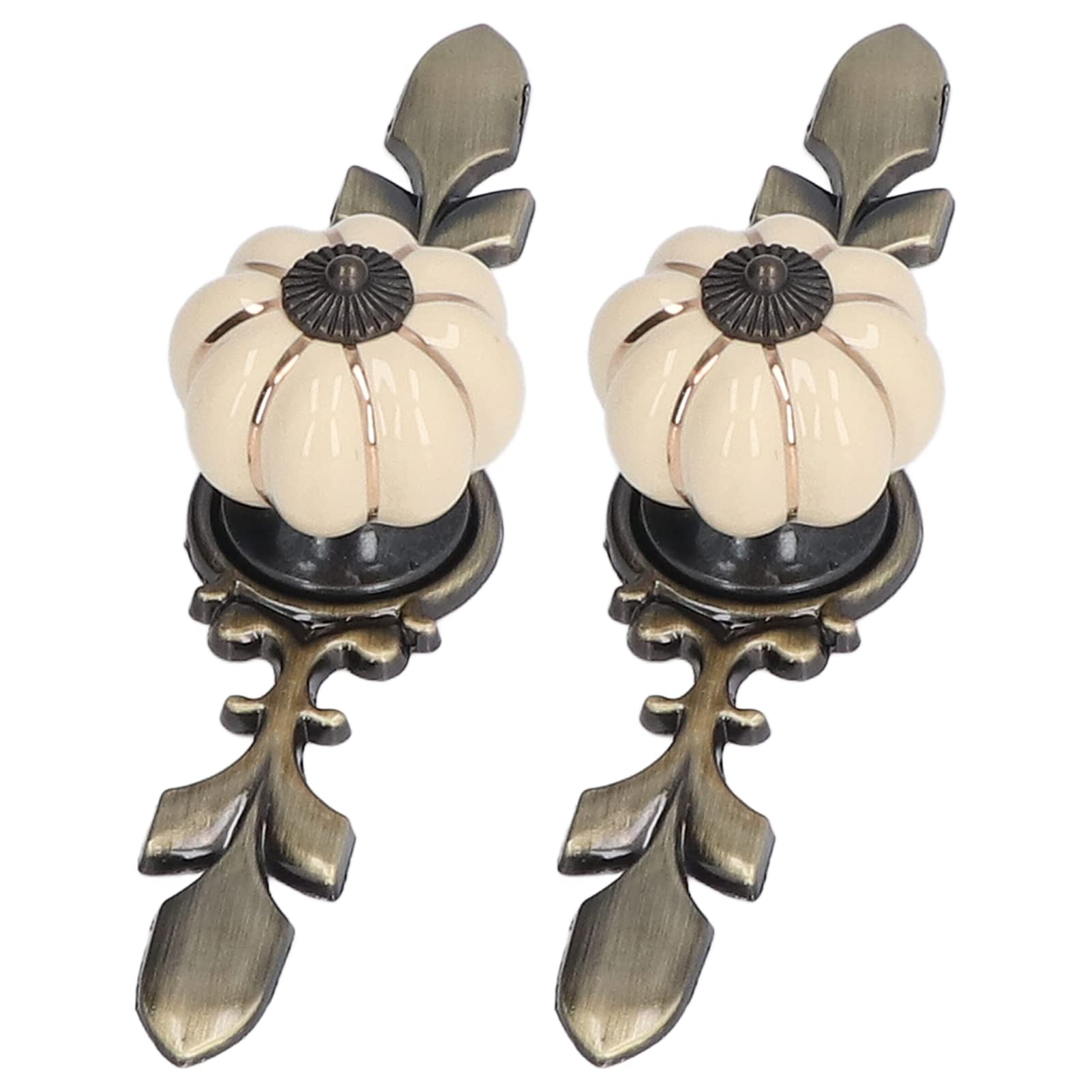 Ceramic Cabinet Handles - Durable & Stylish Drawer Pulls for Wardrobe, Shoe Cabinet & Home Decor (1045A Ivory White) - Perfect for Modern Kitchens, Bathrooms & Furniture Upgrades