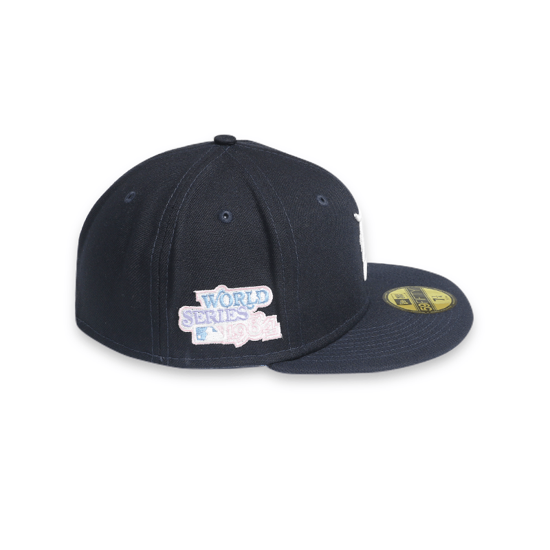 Detroit Tigers 1984 World Series Championship 59FIFTY Fitted Hat for Men - Official MLB Black Snapback Cap with POP SWEAT Technology - Perfect for Baseball Games, Sports Events & Streetwear Fashion