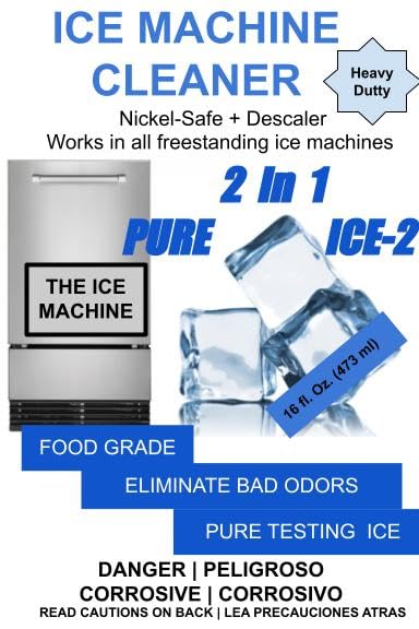 Whirlpool W11179302 Compatible Ice Machine Cleaner - Safe & Effective Cleaning for Refrigerators & Freezers