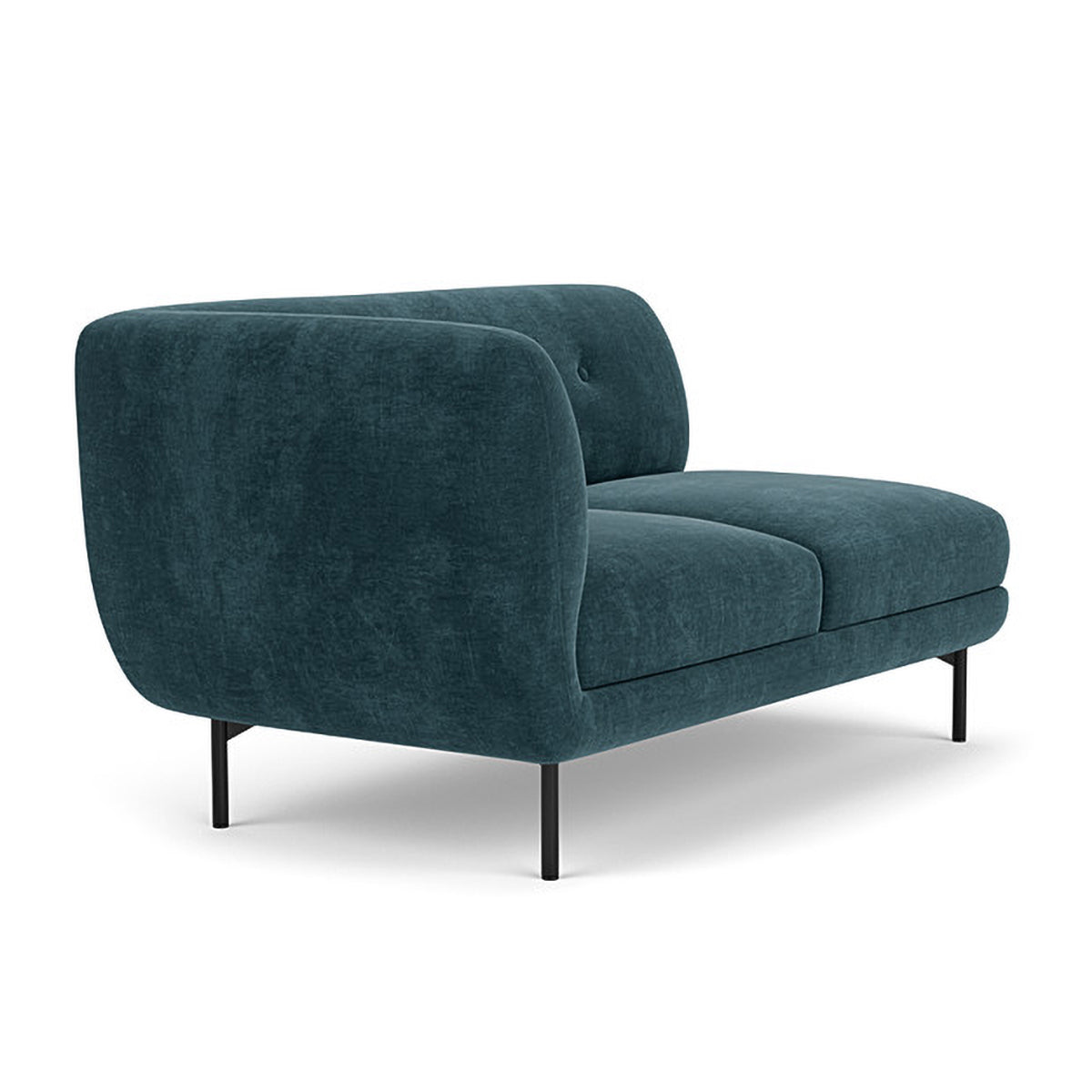 Alfred Fabric Left 2 Seater Modular Sofa - Modern L-Shaped Sectional Couch for Living Room, Lounge & Small Spaces - Comfortable & Stylish Home Furniture