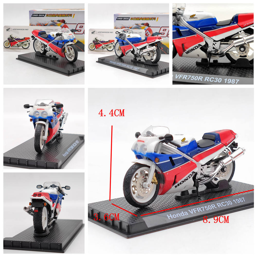 1/24 Scale Diecast Motorcycle Model - Honda CB750, Valkyrie, VFR750R, GORILLA, Goldwing, RC213V - Collector's Gift for Bike Enthusiasts - Perfect for Display, Gifts & Motorcycle Decor