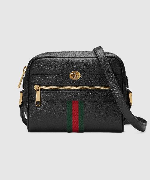 Gucci Ophidia Leather Mini Bag Black | Luxury Crossbody Bag for Women | Perfect for Date Night & Evening Events