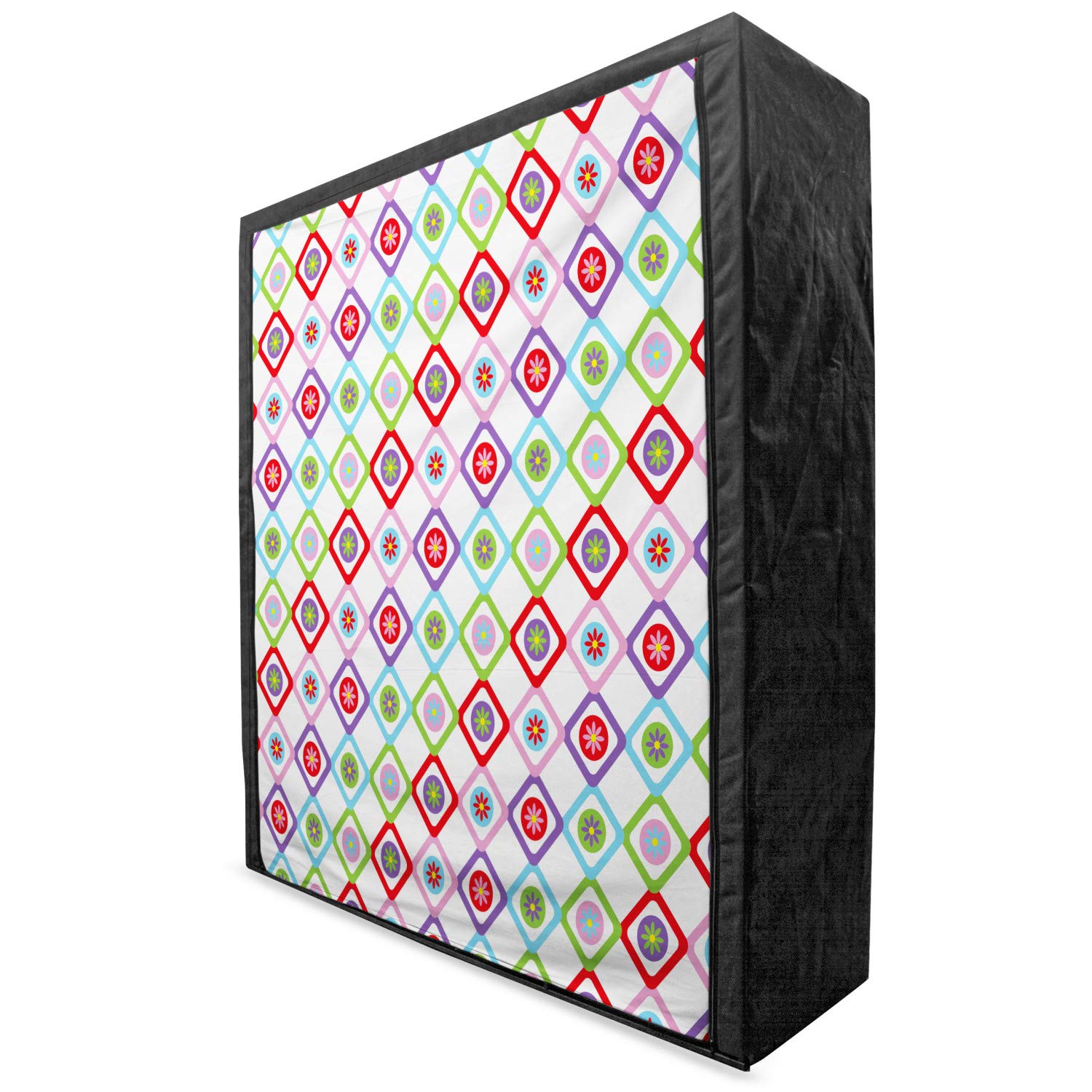Ambesonne Floral Portable Fabric Wardrobe - 59