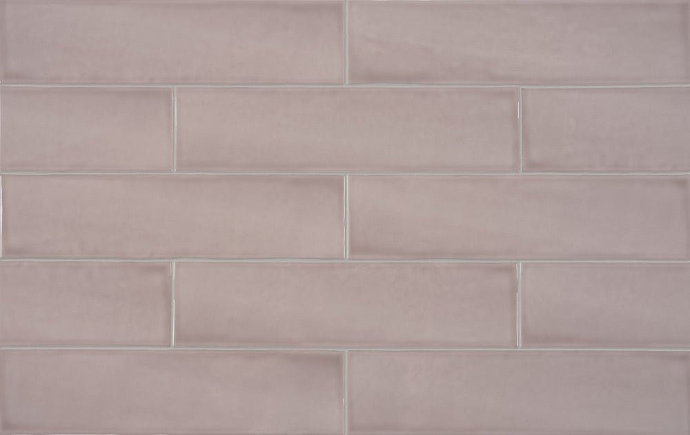 3 x 12 Inch Teramoda Petal Pink Glossy Pressed Glazed Ceramic Tile - Perfect for Kitchen Backsplash, Bathroom Walls & Flooring