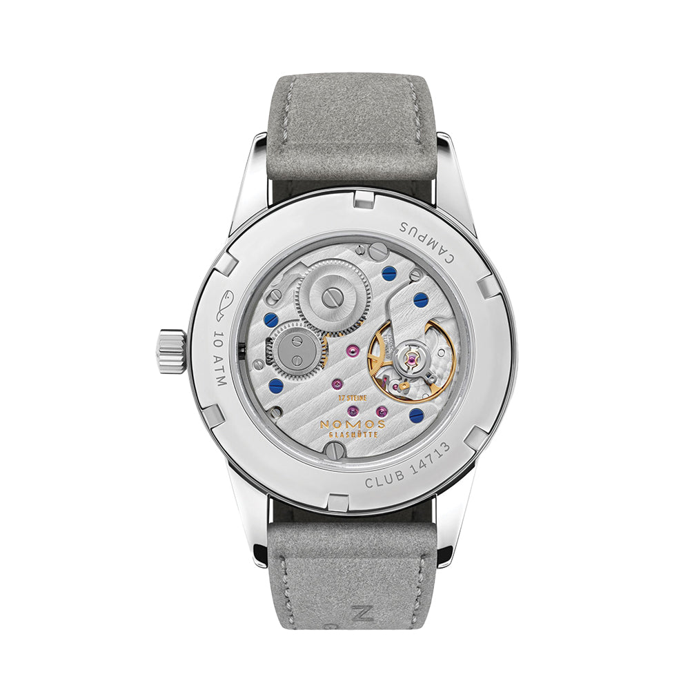 Club Campus Sapphire Back 36mm Watch with Starlight Dial & Leather Strap - Perfect for Business, Casual & Special Occasions
