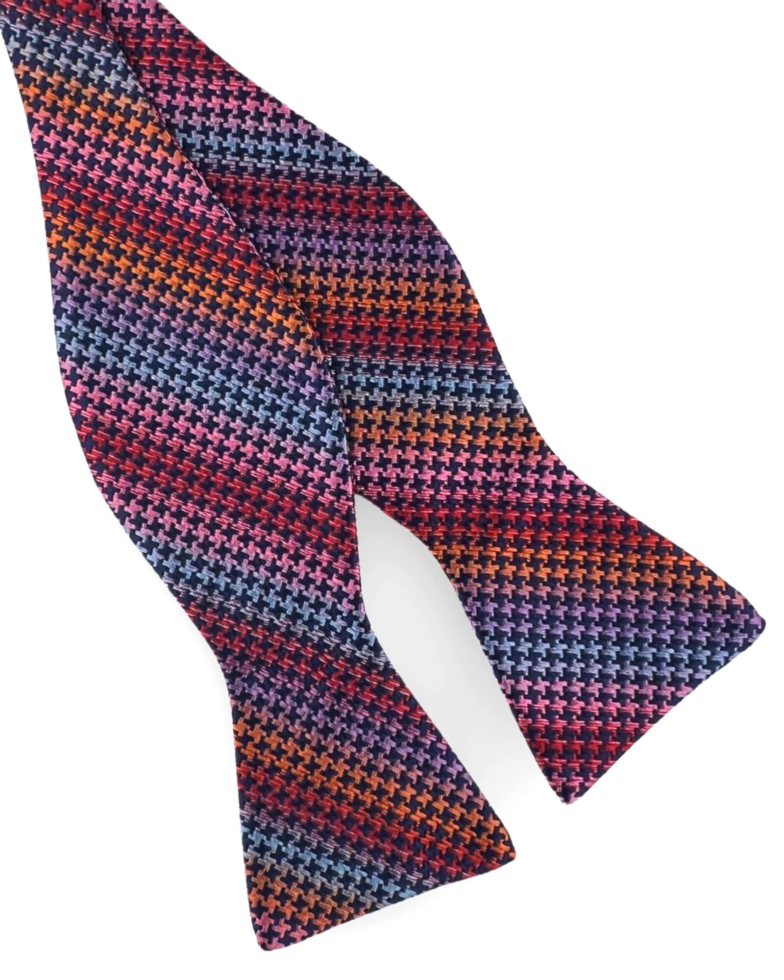 DÉCLIC Dogstooth Stripe TYO Bow Tie for Dogs - Stylish Pet Accessories for Special Occasions, Parties & Weddings
