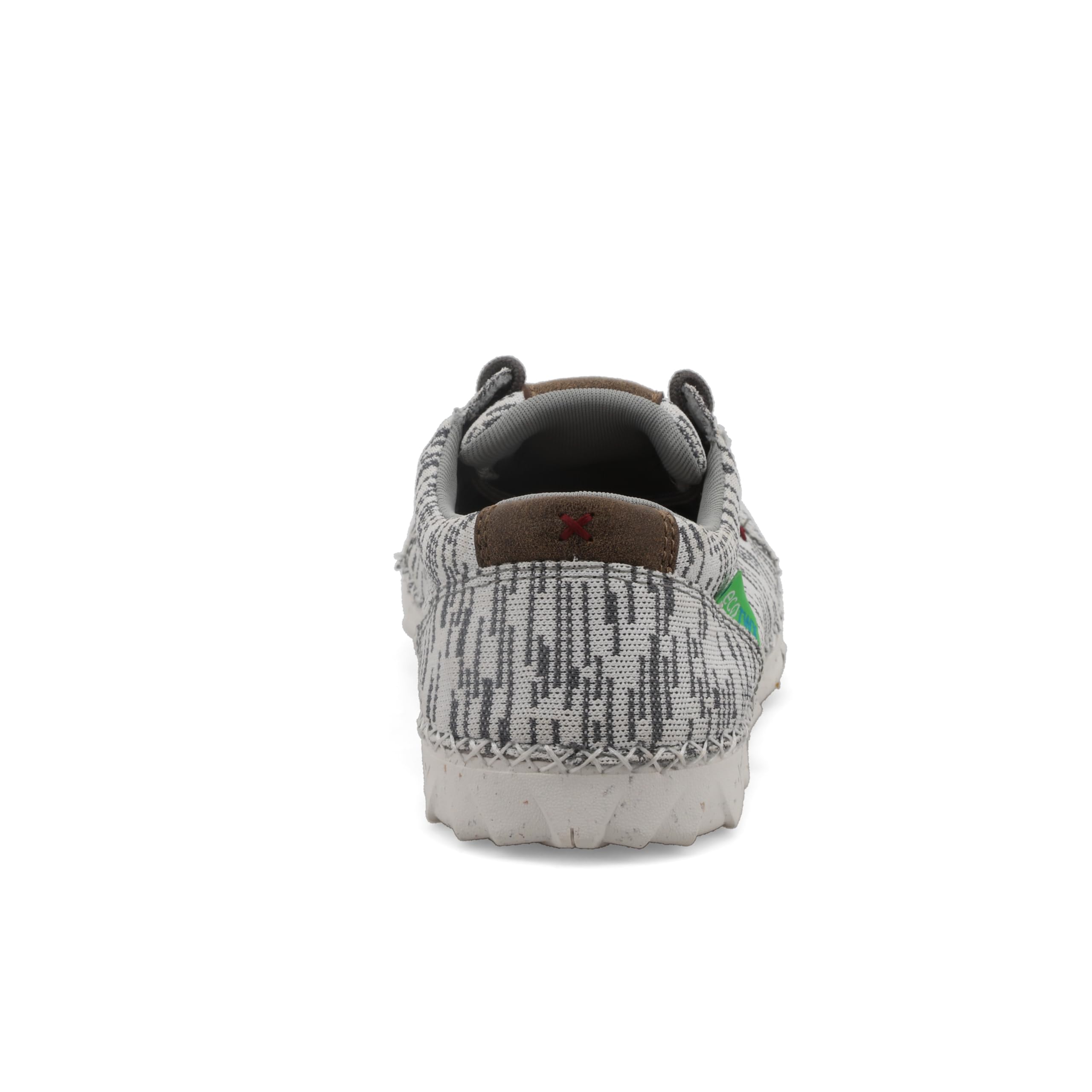 Twisted X Women's Zero-X Moc Toe Slip-On Shoes - White & Grey Size 11 M - Comfortable & Lightweight for Casual Wear, Work & Outdoor Activities