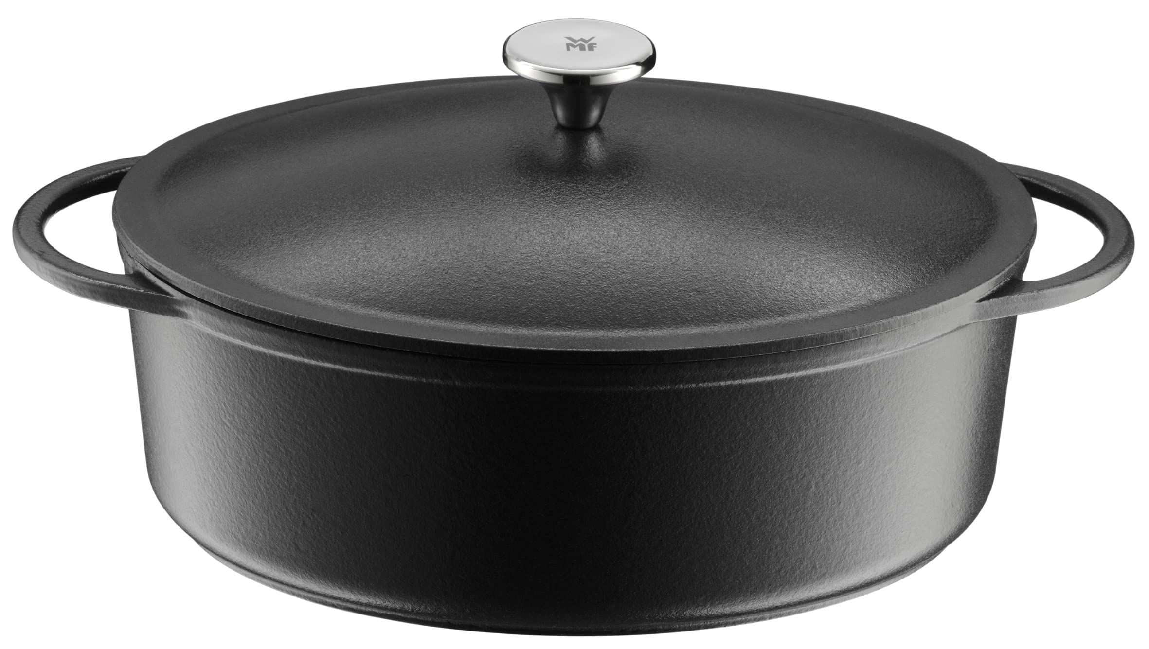 Premium WMF Roasting Pan - Heavy Duty Cast Iron & Stainless Steel Cookware (38.5 x 28 x 13.3 cm) - Perfect for Oven Roasting Turkey, Chicken, Beef & Holiday Meals