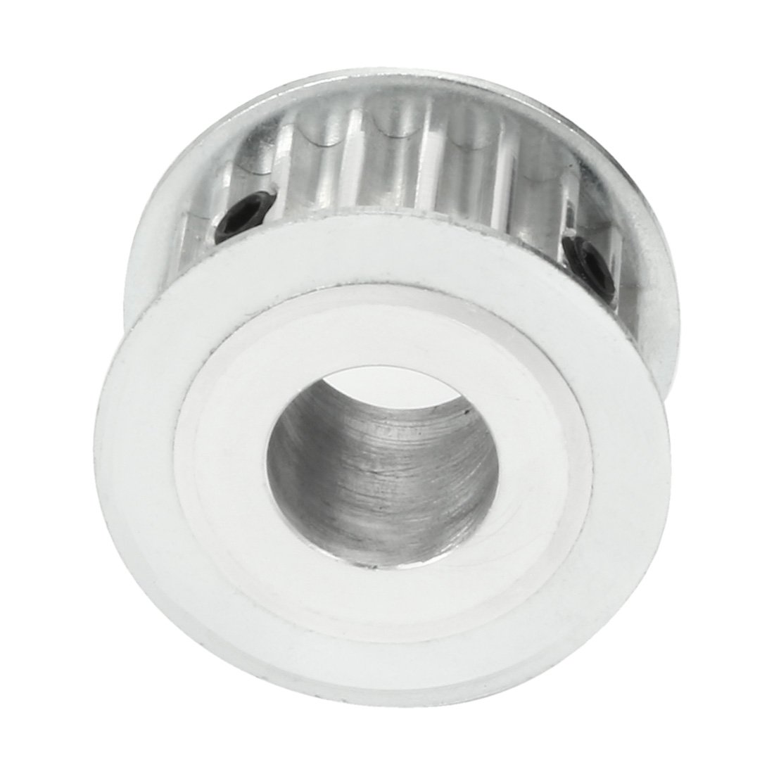 uxcell Aluminum 5M 20 Teeth 15mm Bore Timing Belt Idler Pulley Flange Synchronous Wheel for 15mm Belt - Compatible with 3D Printers, CNC Machines, and Industrial Automation Equipment
