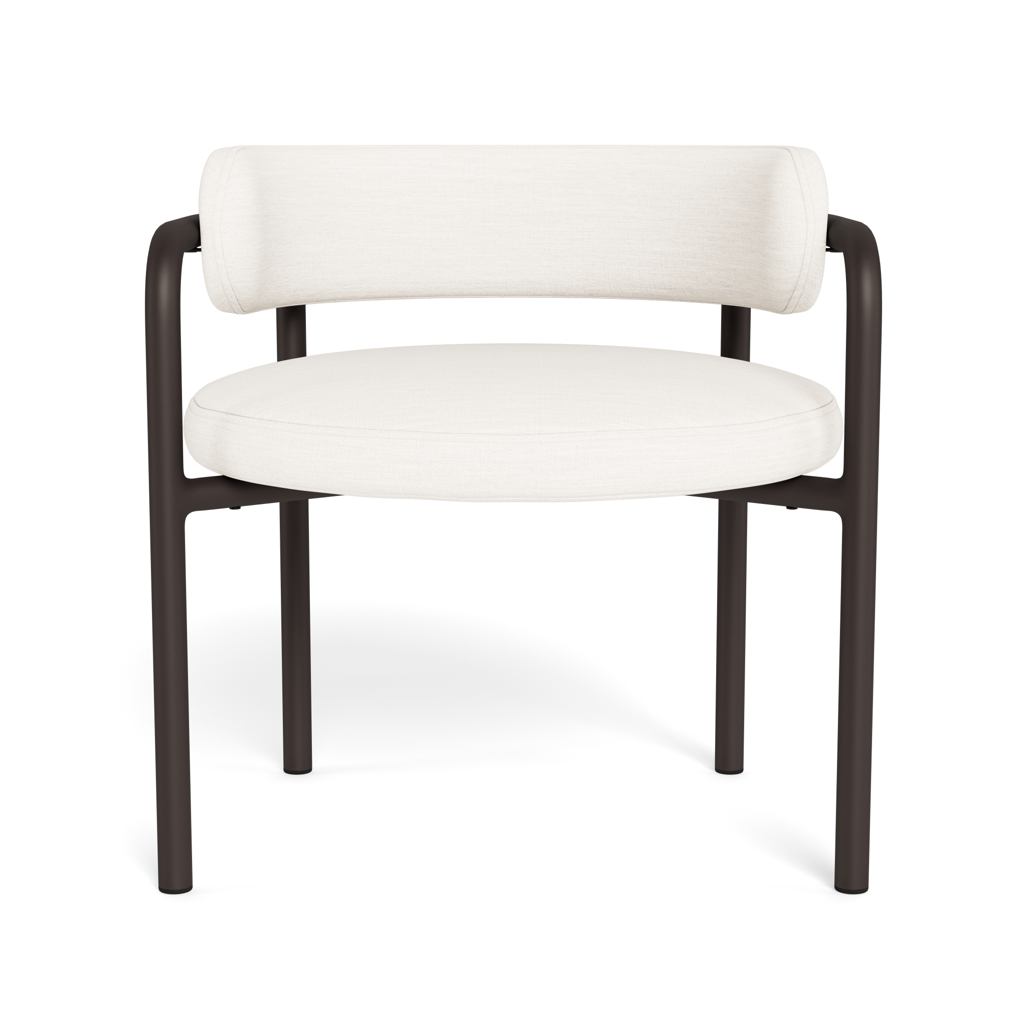 Porto Aluminum Club Chair - Lightweight Outdoor Patio Furniture for Garden, Poolside & Deck - Modern All-Weather Lounge Chair with Cushion (Optional) - Perfect for Relaxing, Sunbathing & Entertaining Guests