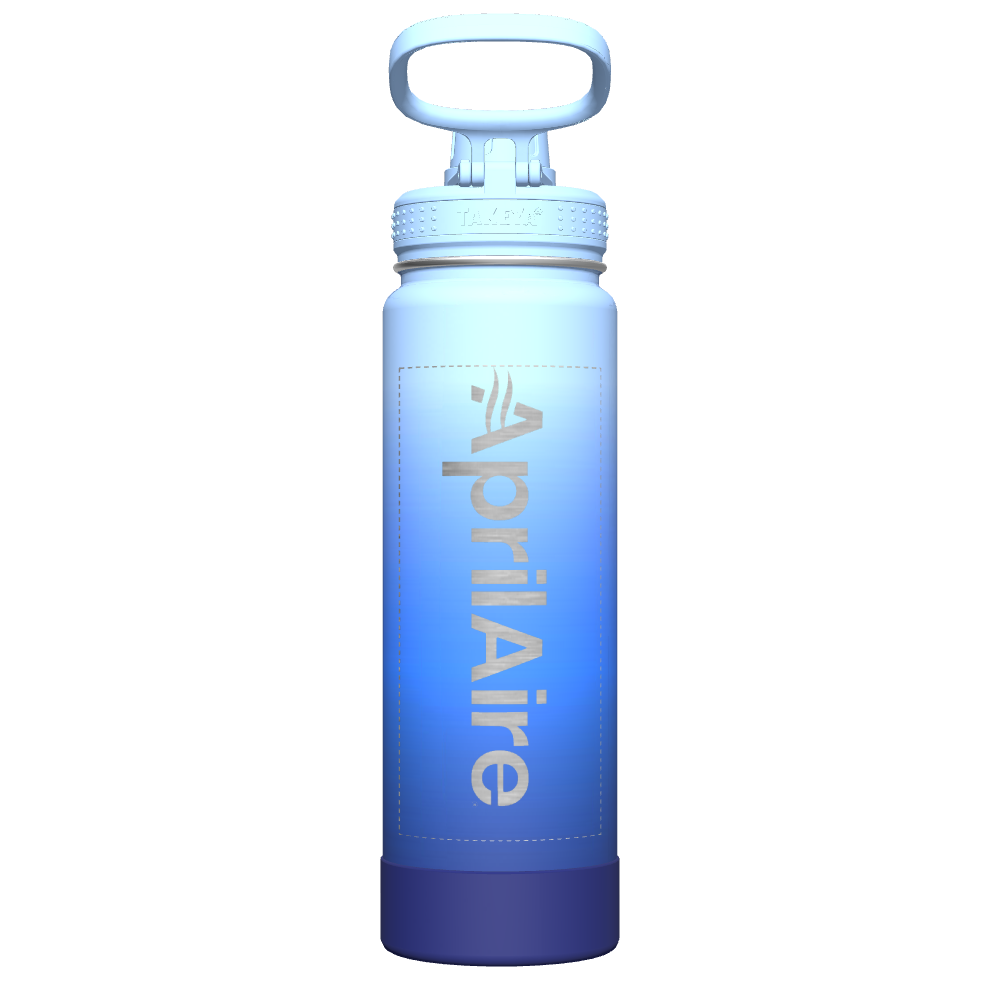 Customized Active Ombre Water Bottle with Spout Lid - Leakproof & BPA Free - Perfect for Gym, Hiking, Travel & Outdoor Activities