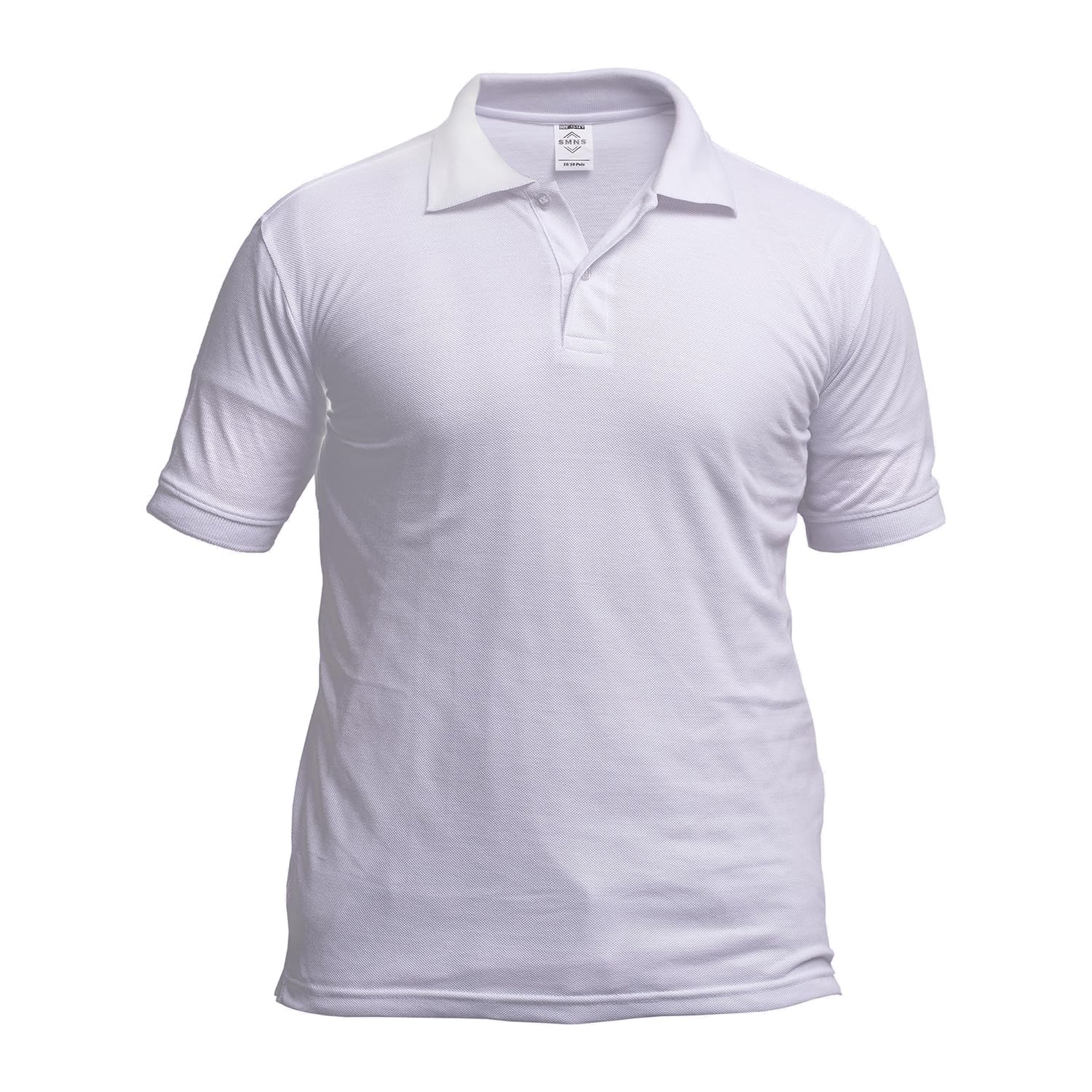 2 Pack Kids Plain White Polo Shirts - Short Sleeve School Uniform T-Shirts for Boys & Girls - Comfortable Sports Wear & Casual Outfits for School, Playdates, and Everyday Activities