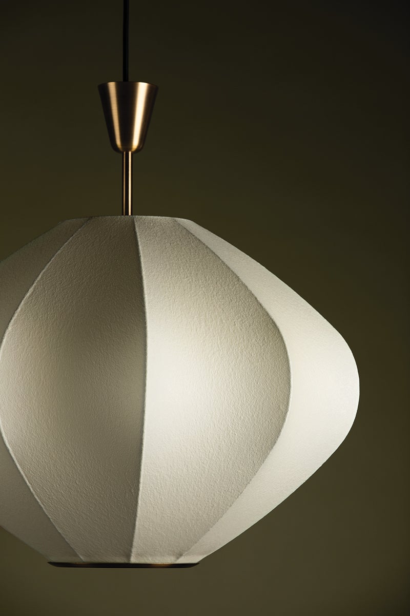 Arden Pendant Light Fixture in Vintage Patina Brass - Perfect for Dining Room, Bedroom, or Entryway Lighting