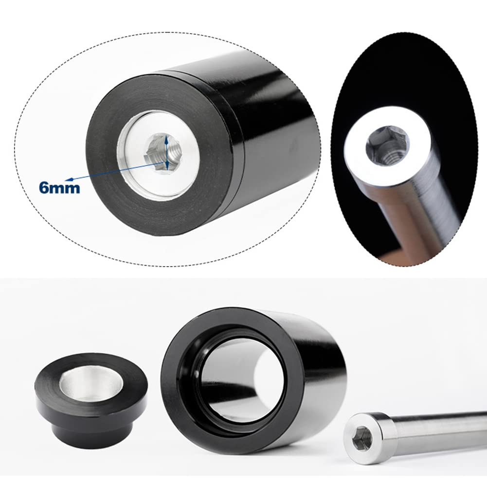 30mm Aluminum Alloy Bike Stem Riser - Bicycle Fork Stem Extender & Handlebar Raiser Adapter for Road & Mountain Bikes - Perfect for Comfort Adjustments and Improved Riding Posture