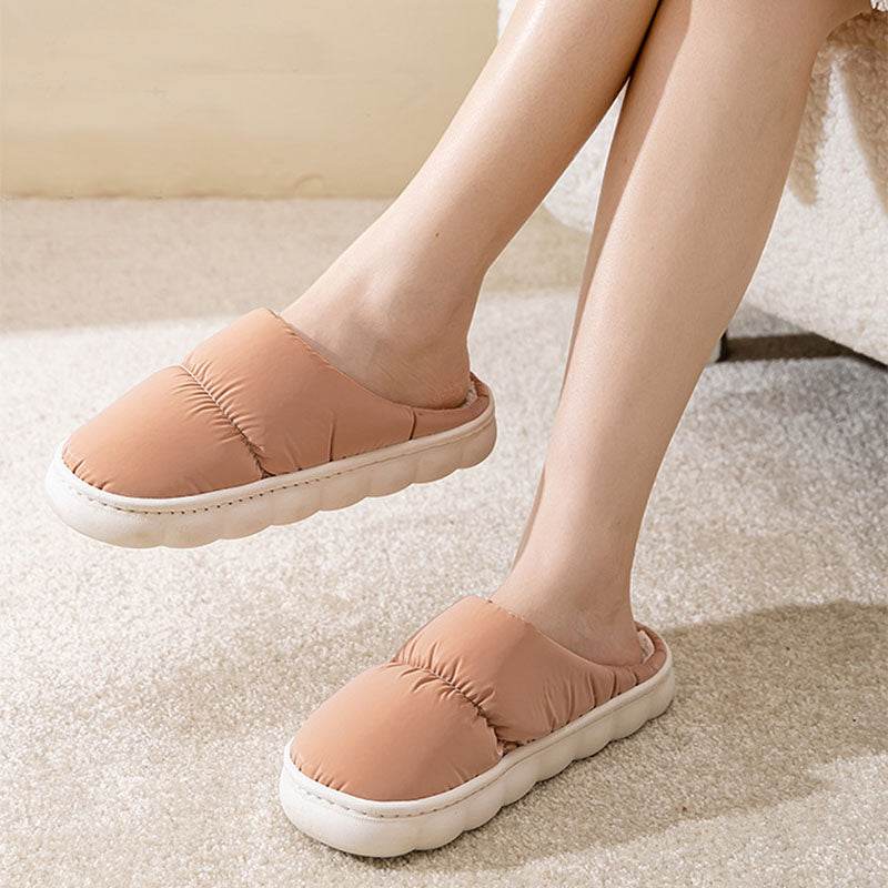 QuiltedCozy Plush Indoor Warm Slippers for Women & Men - Soft Fleece-Lined House Shoes for Winter Comfort - Perfect for Home, Lounge & Cold Floors