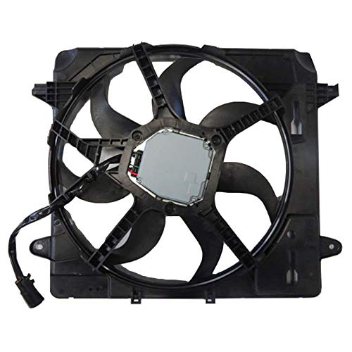 RAREELECTRICAL New Dual Radiator & Condenser Fan Replacement for Jeep Wrangler 3.6L 2012-2018 (Part# 68143894Ab) - Perfect for Off-Roading & Hot Weather Cooling