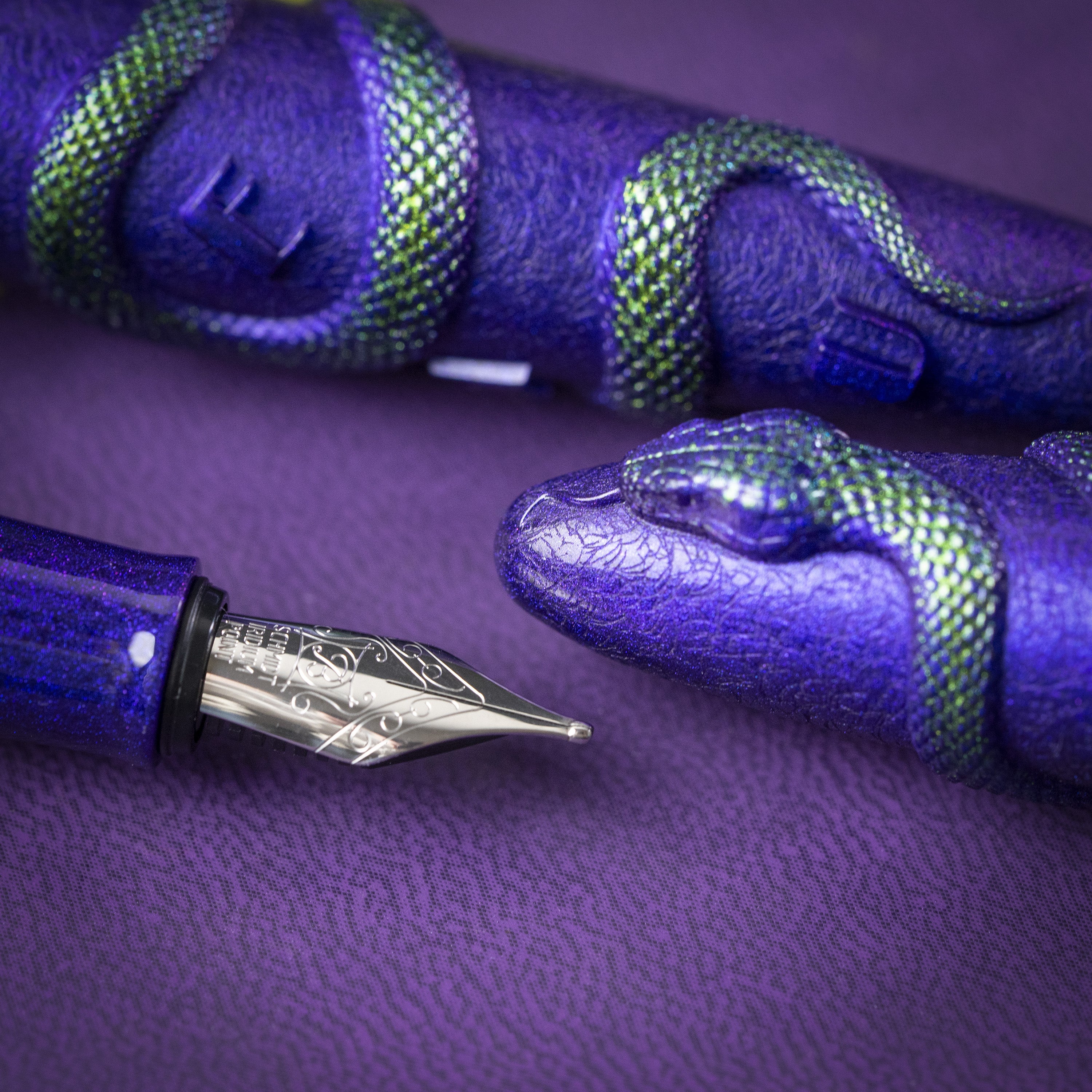Benu Viper Fountain Pen - Premium Bush Viper Design with Smooth Ink Flow - Perfect for Writing, Journaling, and Gift Giving
