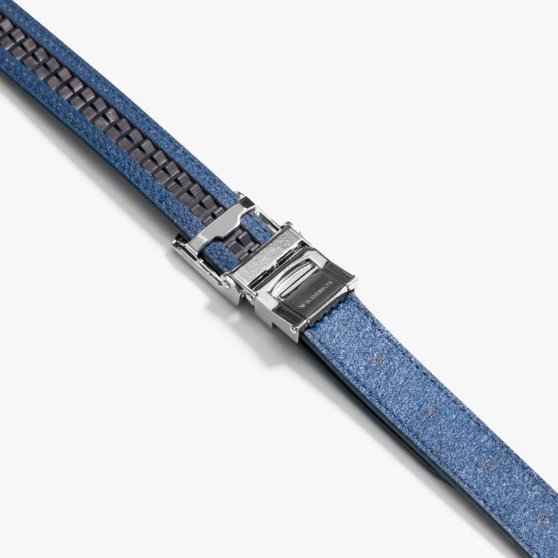 Slim Navy Blue Belt for Men & Women - Adjustable Waist Strap for Jeans, Pants & Dresses | Fashion Accessory for Casual & Formal Outfits