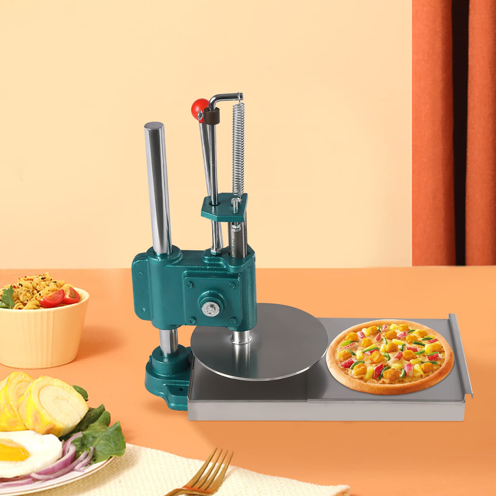 Stainless Steel Pizza Dough Press Machine - 9.5