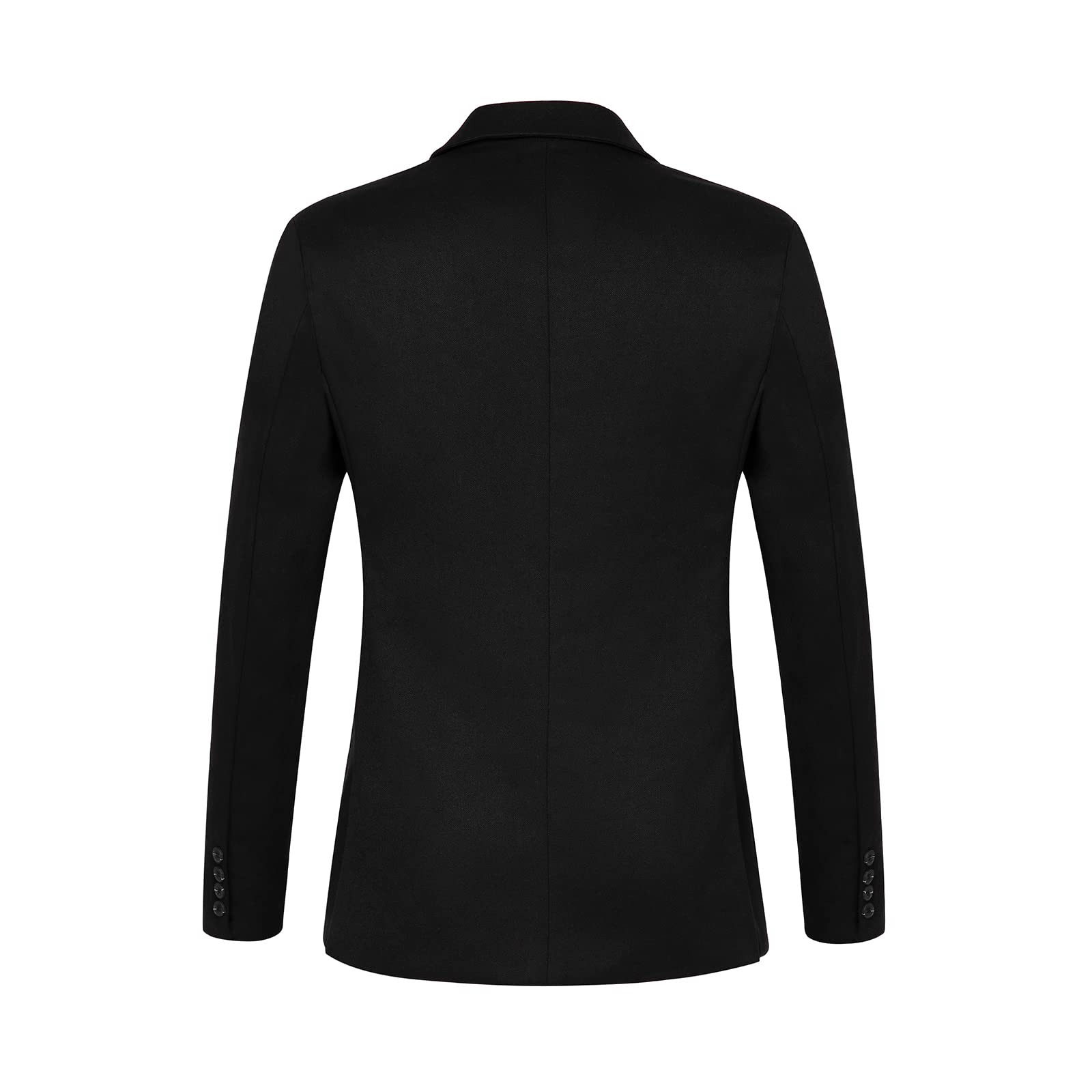 AIFARLD Men's Slim Fit Tweed Blazer - Single Button Solid Color Business Casual Suit Jacket | Perfect for Office Wear, Weddings & Formal Events