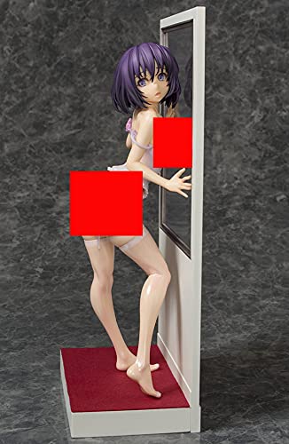 Limited Edition 24CM Japan Anime PVC Action Figure - Detachable Oshitsuke Pressed Bust Girl & Rocket Boy Collectible for Desktop Display | Perfect for Anime Fans, Adult Collectors & Home Office Decor