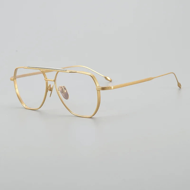 Stylish Unisex Black Titanium Oval Full Rim Double Bridge Eyeglasses - Jr39 - Perfect for Reading, Work & Fashion Accessories
