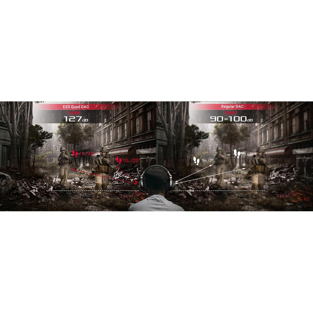 ASUS ROG Delta USB-C Gaming Headset with Hi-Res Audio, 50mm Drivers & AI Noise Cancellation - Perfect for PC, PS5, Xbox & Mobile Gaming