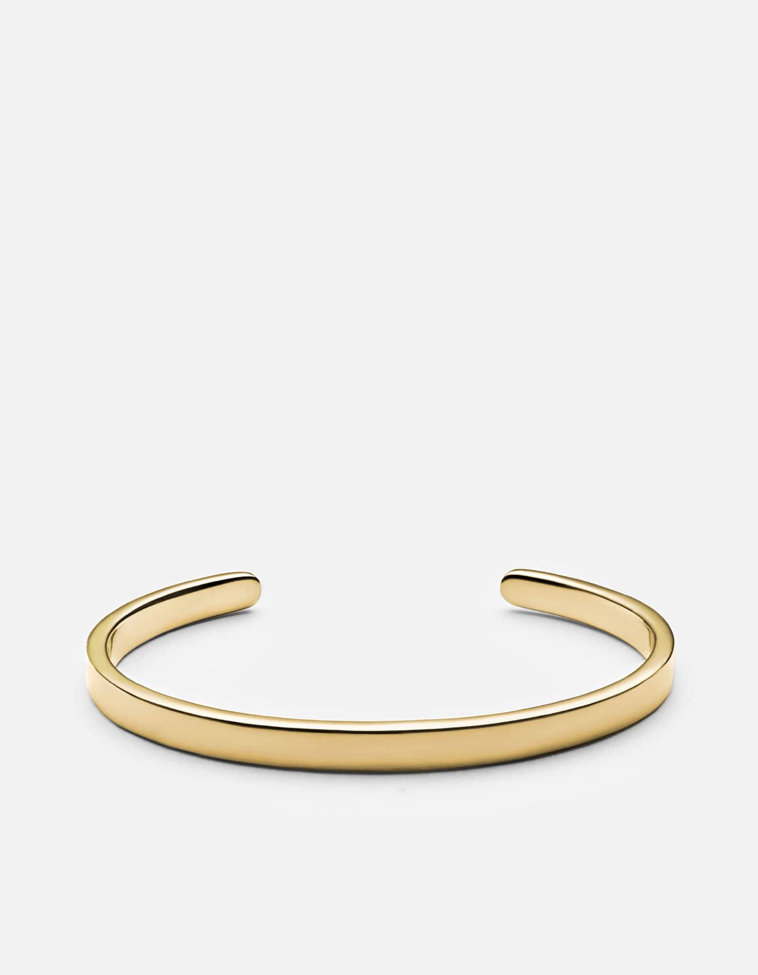 14k Gold Singular Cuff Bracelet - Elegant Minimalist Jewelry for Women - Perfect for Everyday Wear, Date Nights & Special Occasions