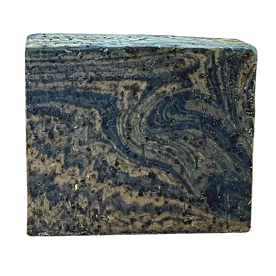 Natural Exfoliating Coffee Soap Bar for Men - Medium Grit with Coffee Grounds, Caffeinated Face & Body Cleanser | Perfect for Shaving Prep, Post-Workout Refresh & Gift Sets
