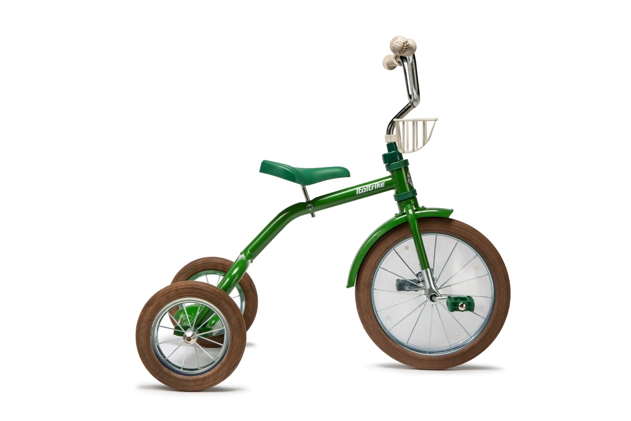 Italtrike® Passenger Tricycle for Kids - 3-Wheel Ride-On Toy with Parent Push Handle - Outdoor & Indoor Toddler Trike for Ages 1-3 Years - Perfect for Park Rides, Backyard Play & Learning Balance