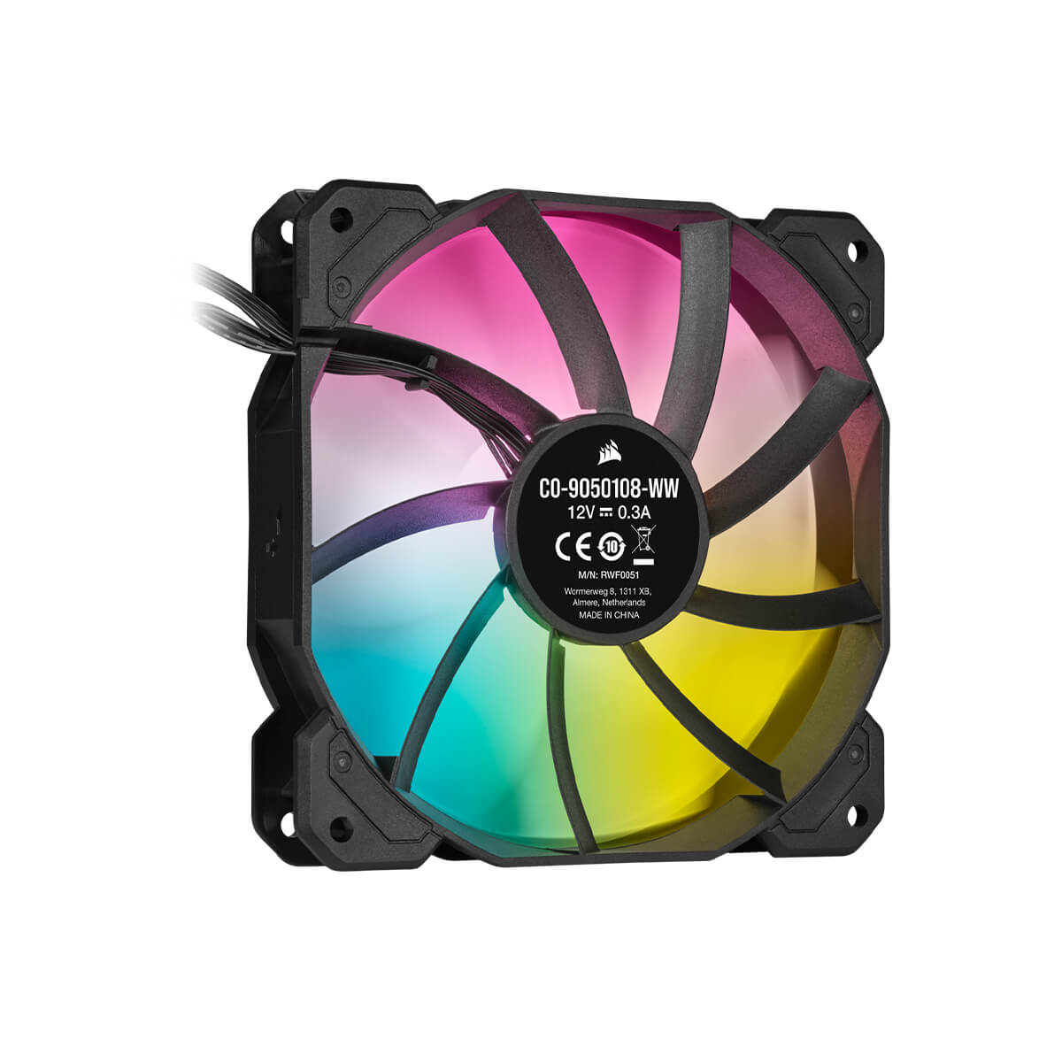 Corsair iCUE SP120 RGB ELITE High Performance 120mm PWM Cooling Fan - Single Pack - Perfect for PC Gaming Rigs, Workstations & Custom Computer Builds