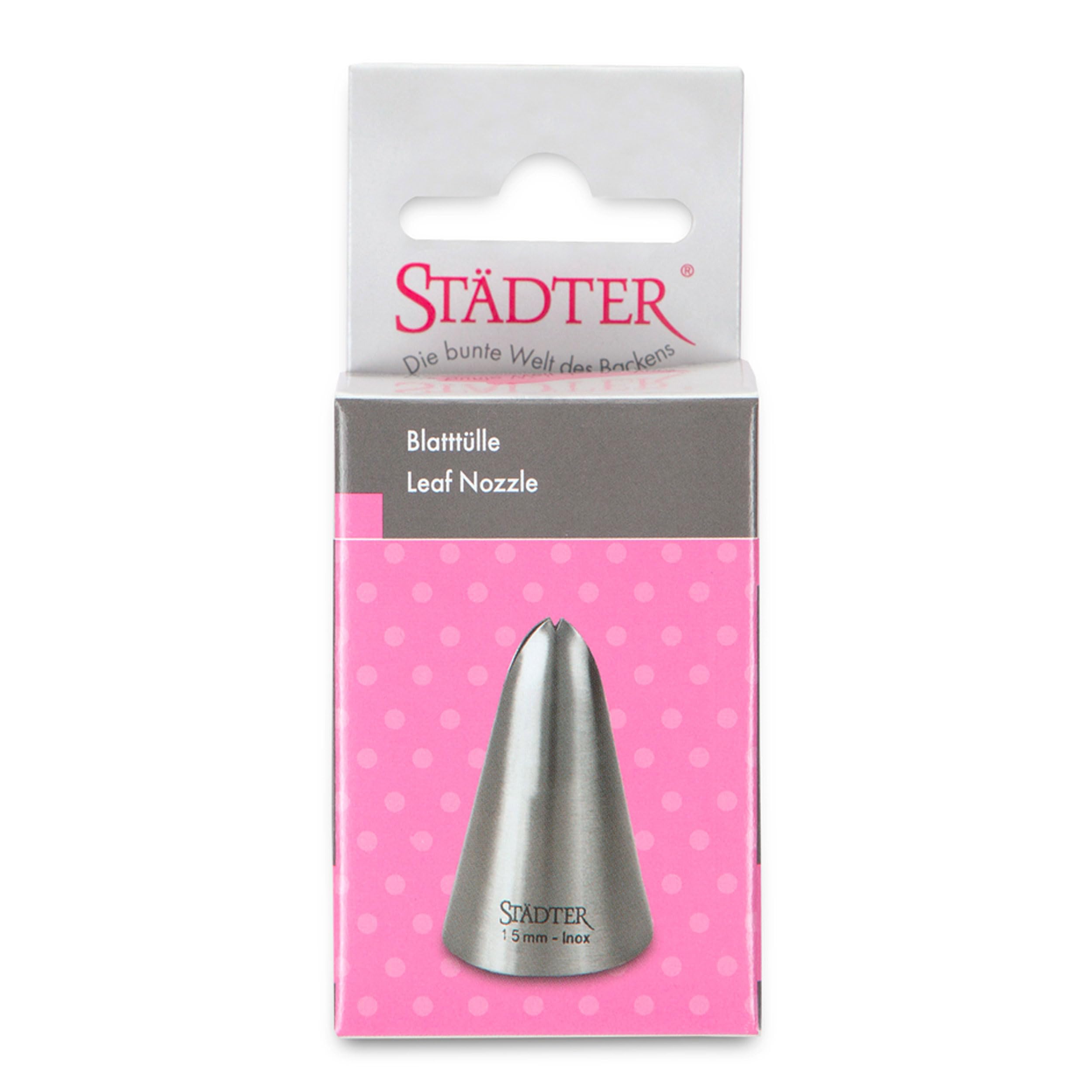 15mm Stainless Steel Silver Leaf Tip - Perfect for Jewelry Making, DIY Crafts, and Floral Arrangements