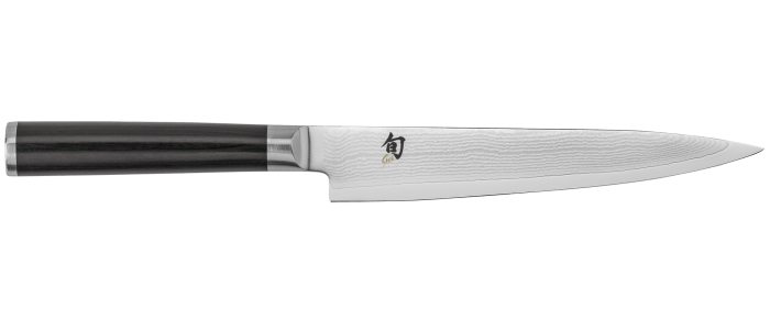 Shun 6-Inch Utility Knife - High-Quality Japanese Stainless Steel Blade for Kitchen, Camping & Outdoor Use - Perfect for Slicing, Chopping & Food Prep