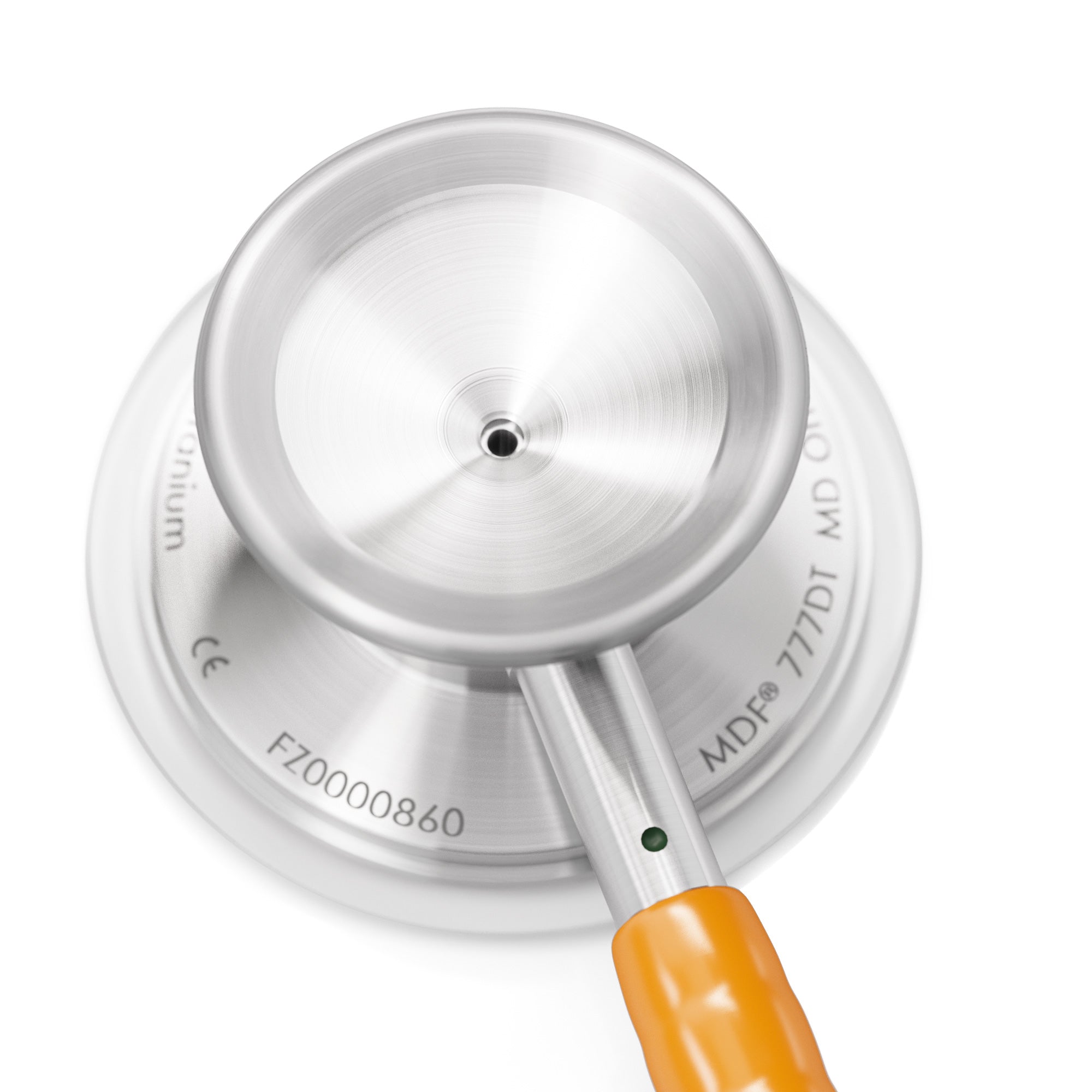 MD One® Epoch® Titanium Adult Stethoscope - Professional Medical-Grade Orange Stethoscope for Doctors, Nurses & Healthcare Workers - Ideal for Hospital, Clinic & Home Health Monitoring