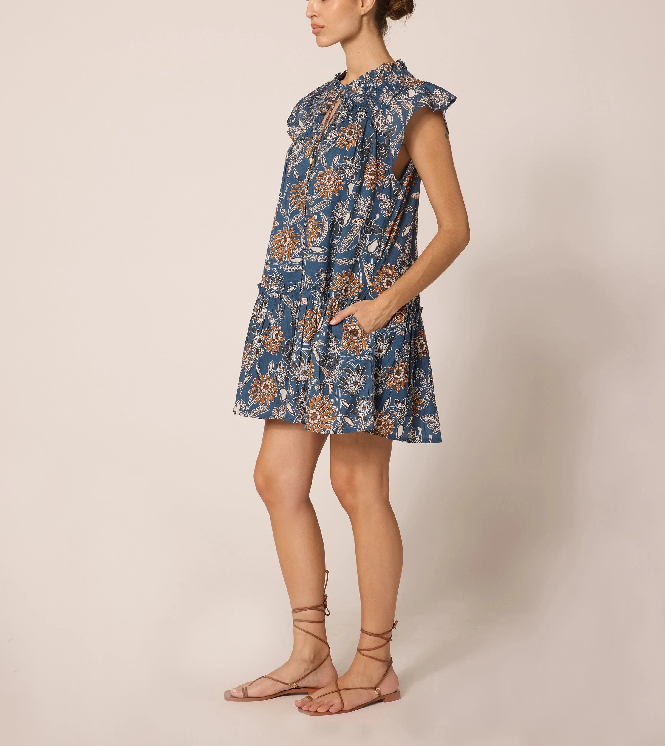 Lydia Mini Dress - Floral Print Summer Dress for Women | Elegant & Comfortable Casual Wear for Parties, Dates & Vacations