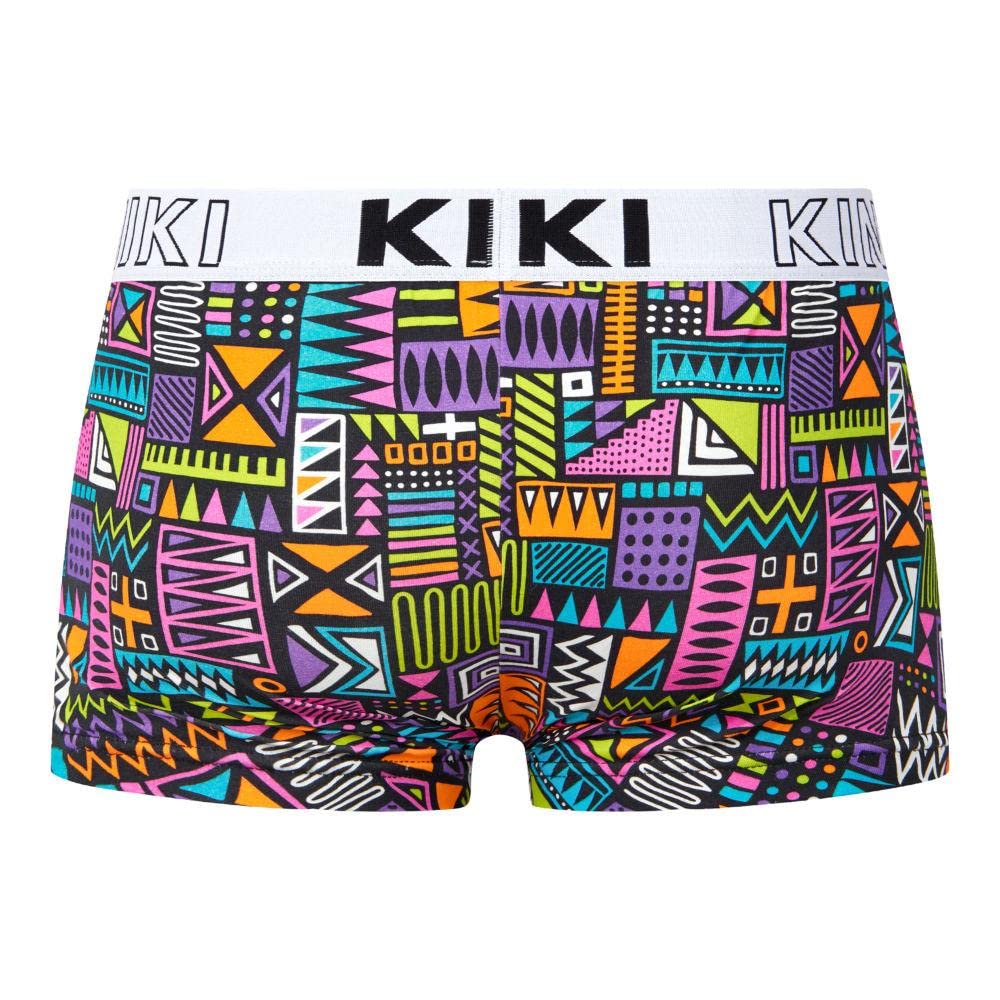 Kiniki Men's Cotton Printed Hipster Underwear - Soft Breathable Comfortable Underwear for Daily Wear, Gym & Lounge - Trendy Boxer Briefs for Men
