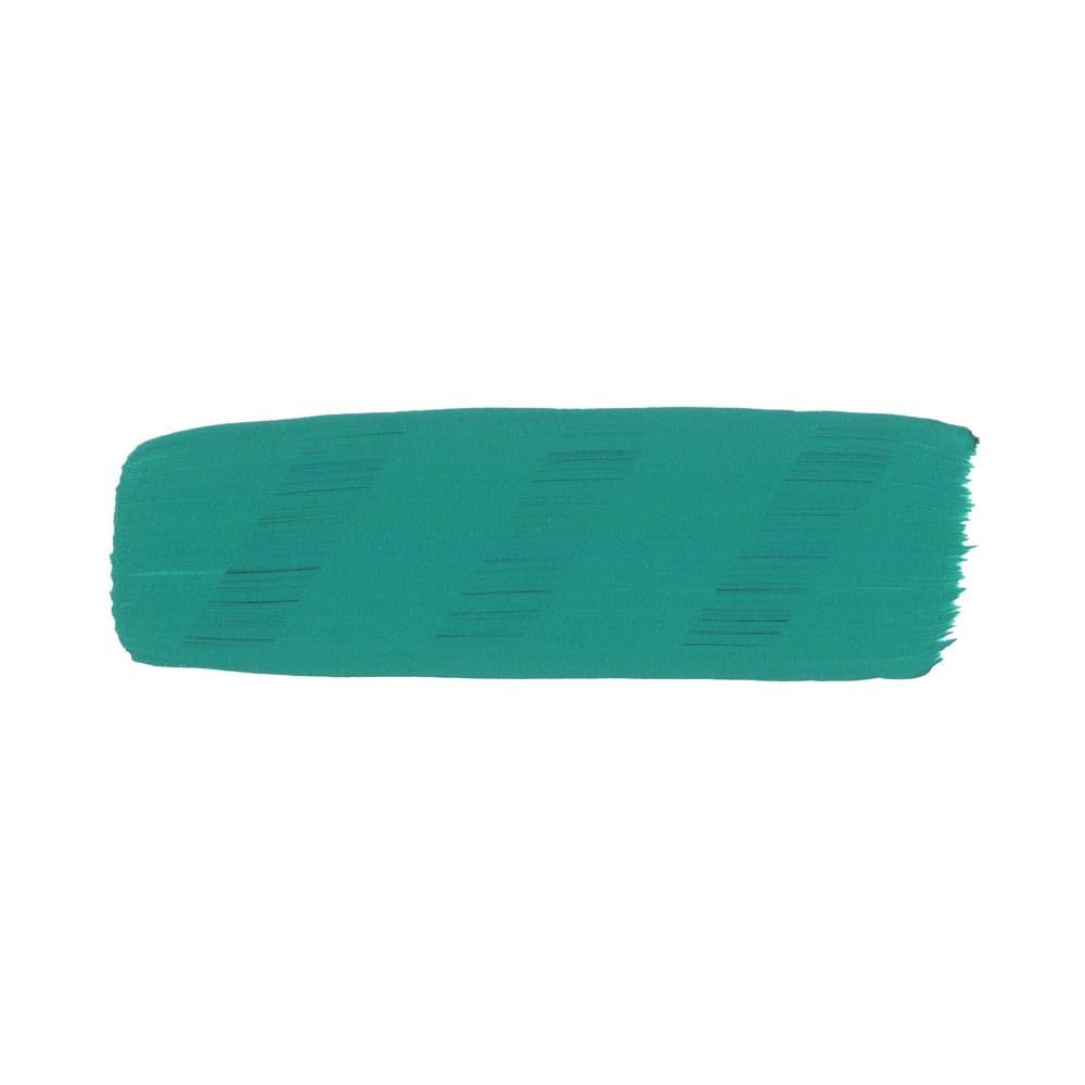 GOLDEN Heavy Body Acrylic Paint - Light Turquoise (Phthalo) 32 fl oz Jar, Professional Grade Opaque Acrylics for Canvas Painting, DIY Crafts & Fine Art