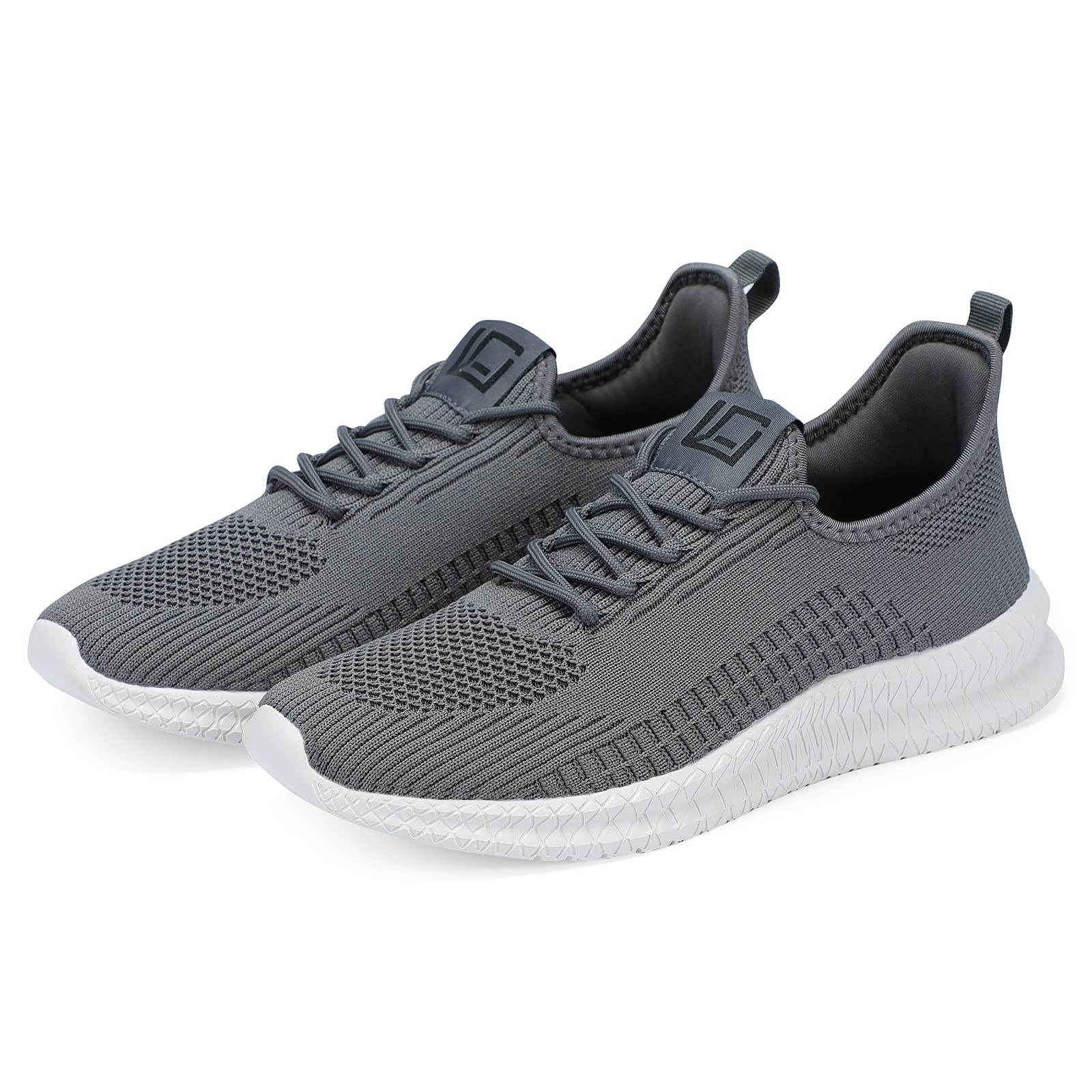 LCGJR Men's Running Shoes - Ultra Lightweight Breathable Athletic Sneakers for Jogging, Walking & Gym Workouts | Comfortable Mesh Casual Fashion Shoes for Daily Wear & Outdoor Activities
