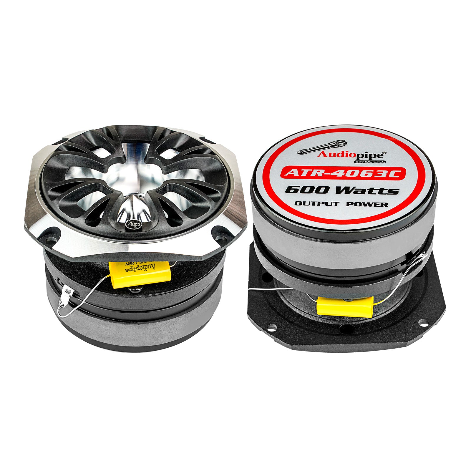 ATR 4063C 600W Heavy Duty Titanium Super Tweeter - High Power Professional Audio Speaker for Concerts, DJ Events & Home Theater Systems