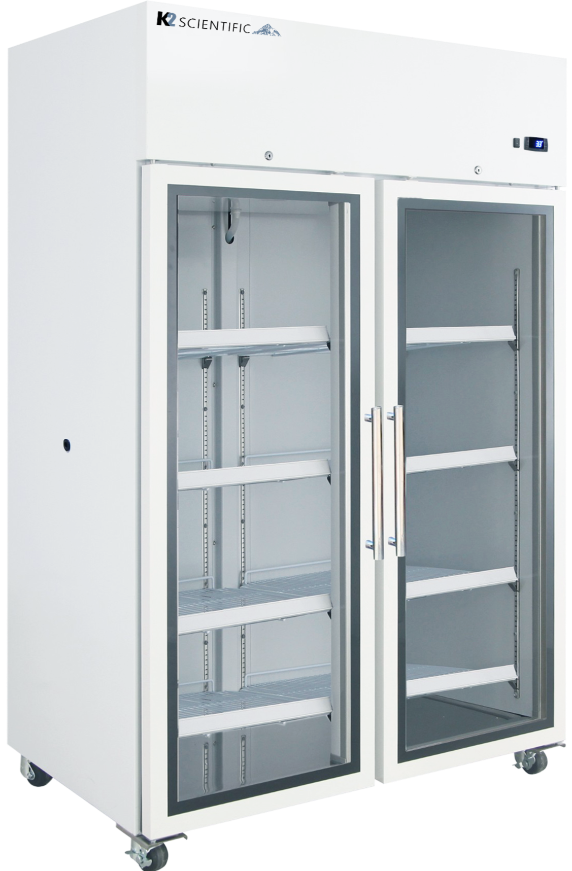 48 Cu. Ft. High Performance Glass Double Door Refrigerator - Energy Efficient Commercial Fridge for Restaurants, Supermarkets, and Large Kitchens