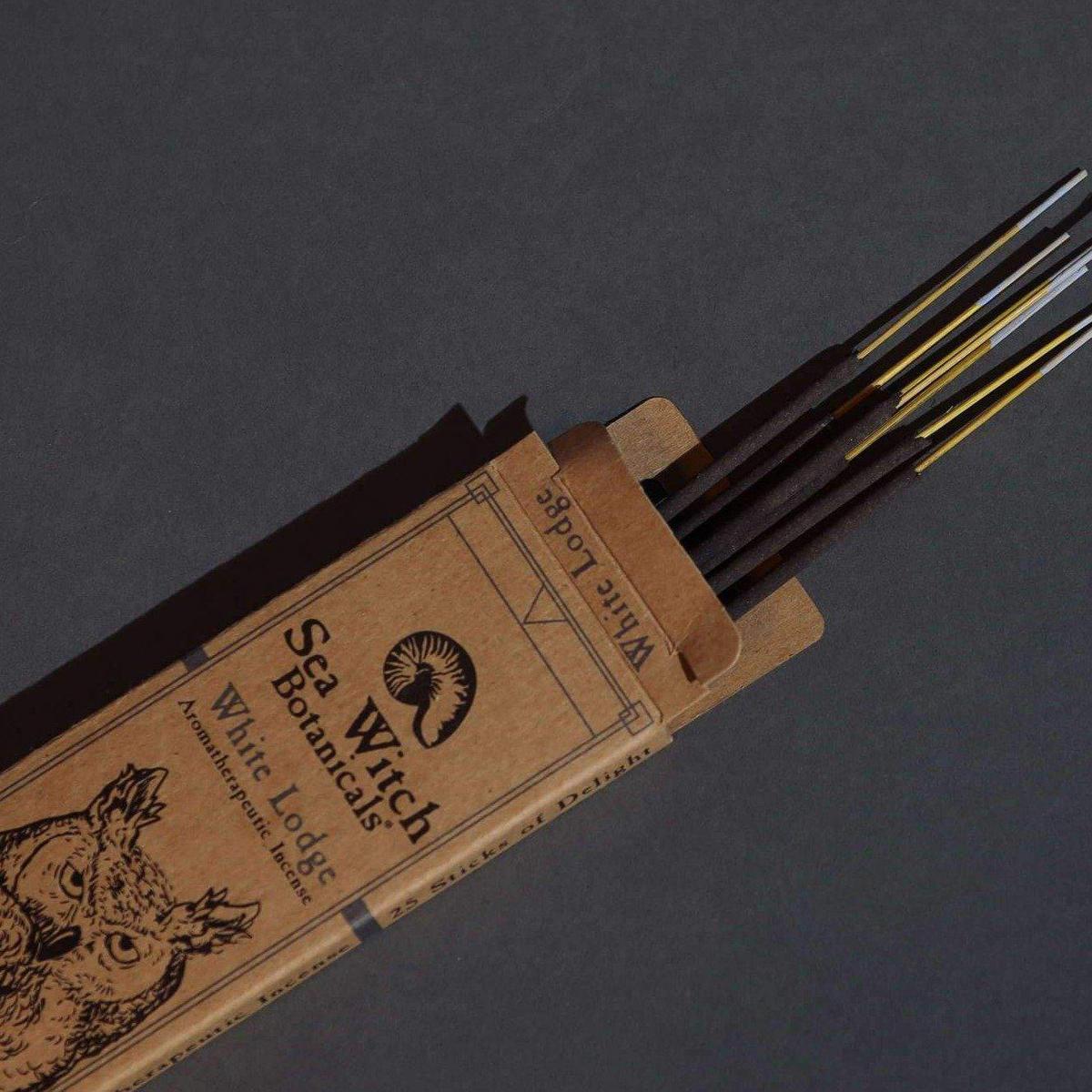 Premium White Lodge Incense Sticks - Natural Aromatherapy for Meditation, Yoga & Relaxation - Handcrafted Spiritual Fragrance for Home, Office & Sacred Spaces