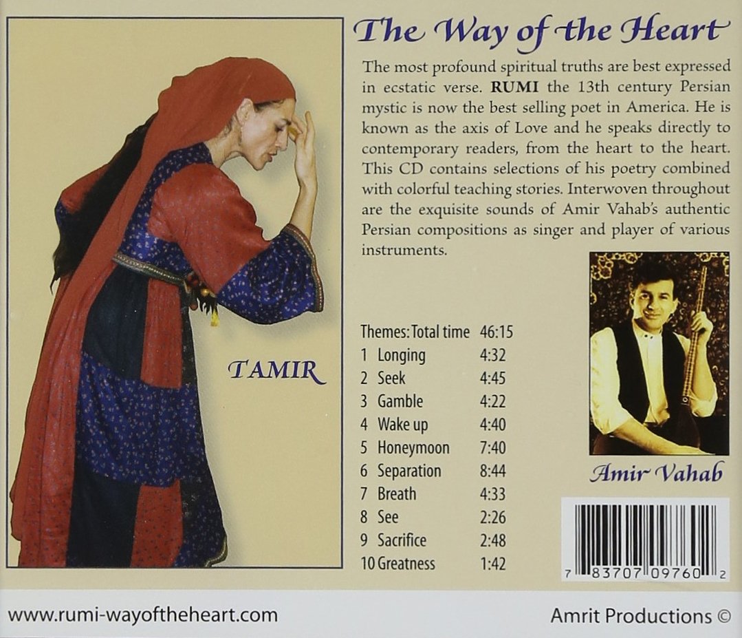 The Way of the Heart: Ecstatic Poetry and Stories of Rumi - Spiritual Enlightenment & Love Poems for Meditation, Gifting & Home Decor