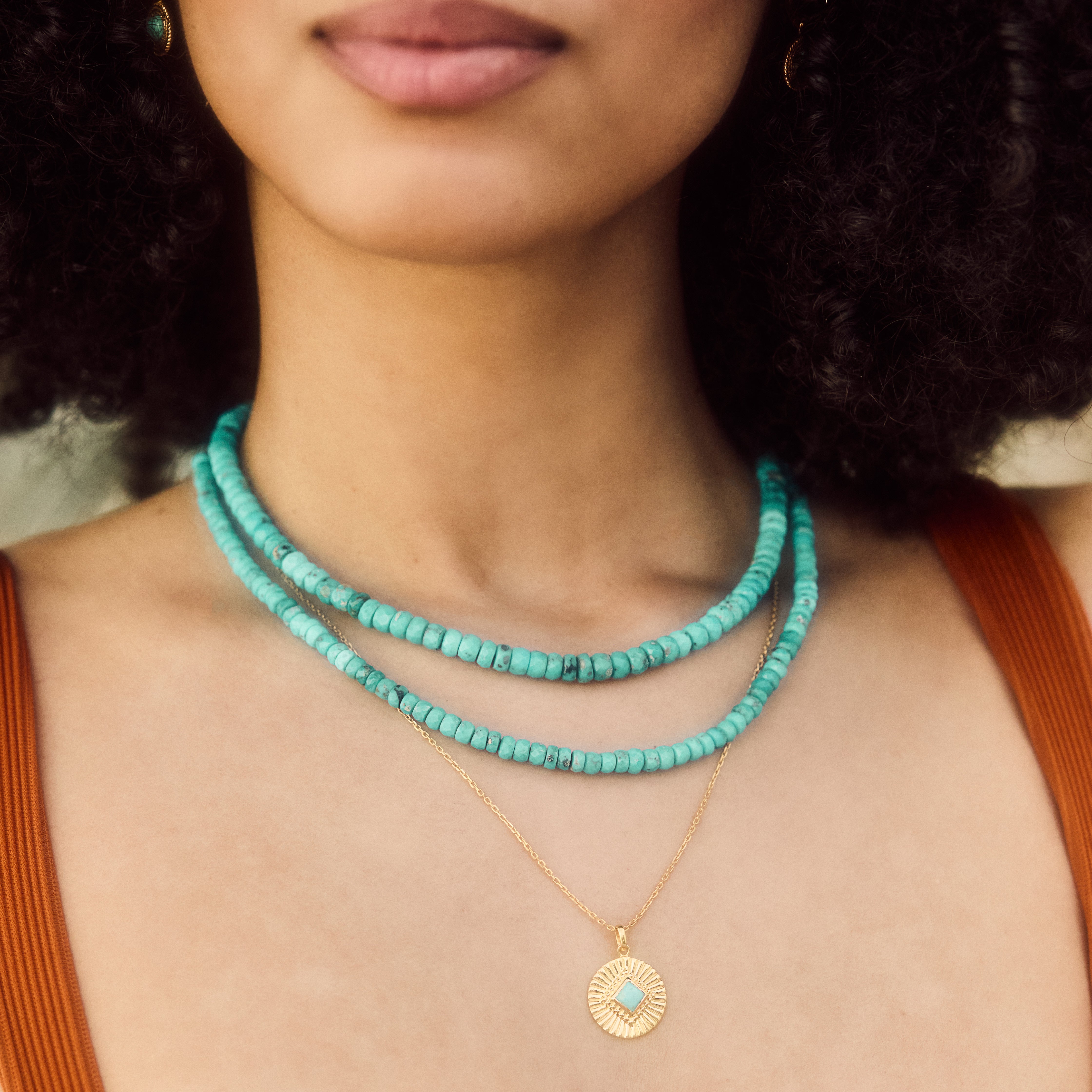 Limited Edition Turquoise Beaded Necklace - Handmade Boho Chic Jewelry for Women | Perfect for Festivals, Weddings & Everyday Wear