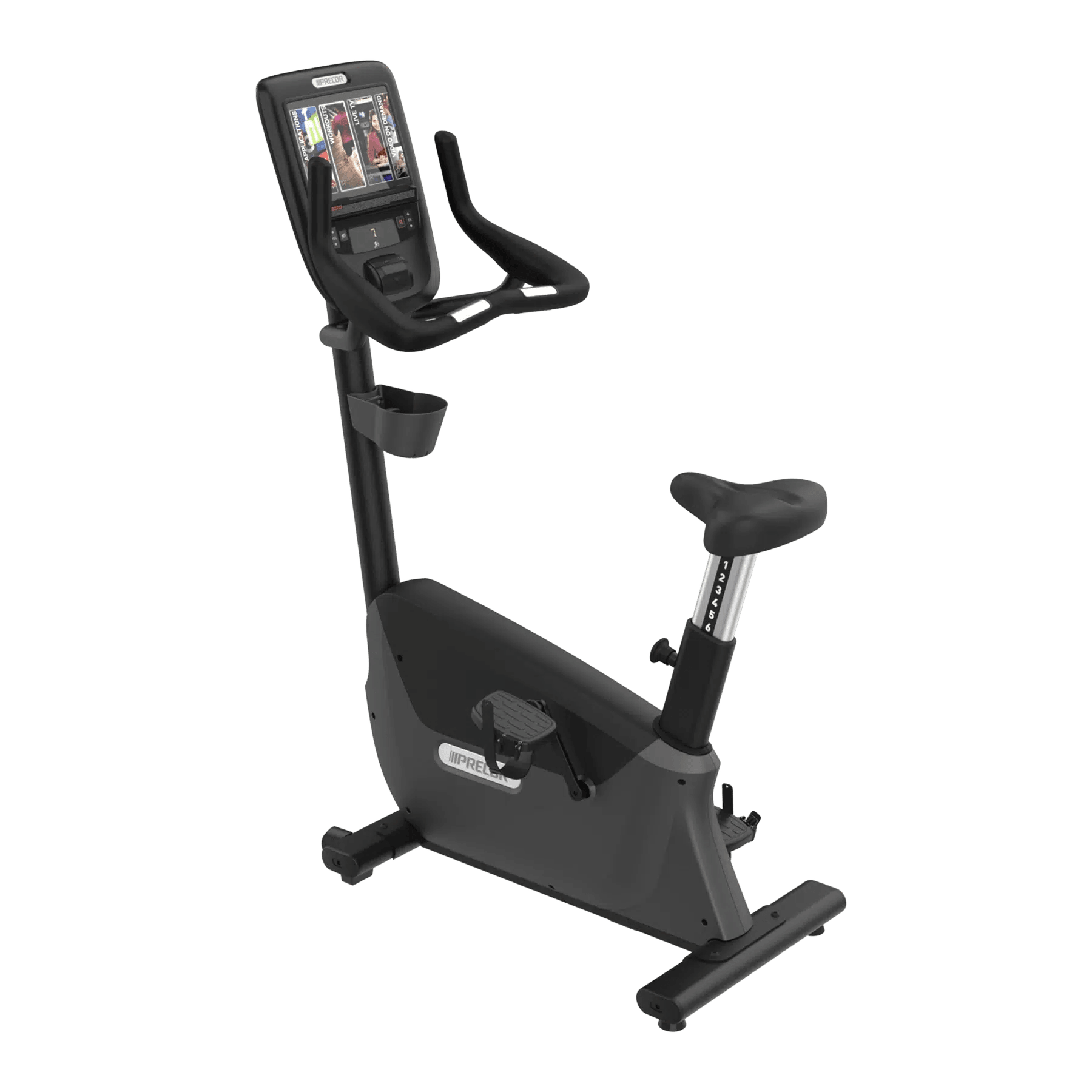 Precor UBK 665 Upright Exercise Bike for Home Gym - Cardio Workout Equipment for Weight Loss & Fitness Training | Perfect for Home, Office & Commercial Use