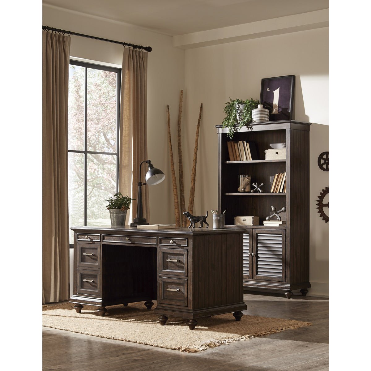 Cardano Collection Bookcase - Stylish Wooden Bookshelf for Home & Office Organization | Perfect for Living Room, Bedroom, or Study Room Decor