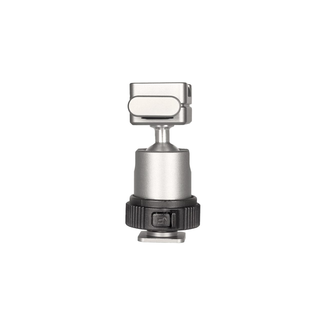 Hobolite V-Mount Quick Lock Ballhead Cold Shoe Adapter for Camera & Video Lighting - Perfect for DSLR, Mirrorless & Studio Equipment