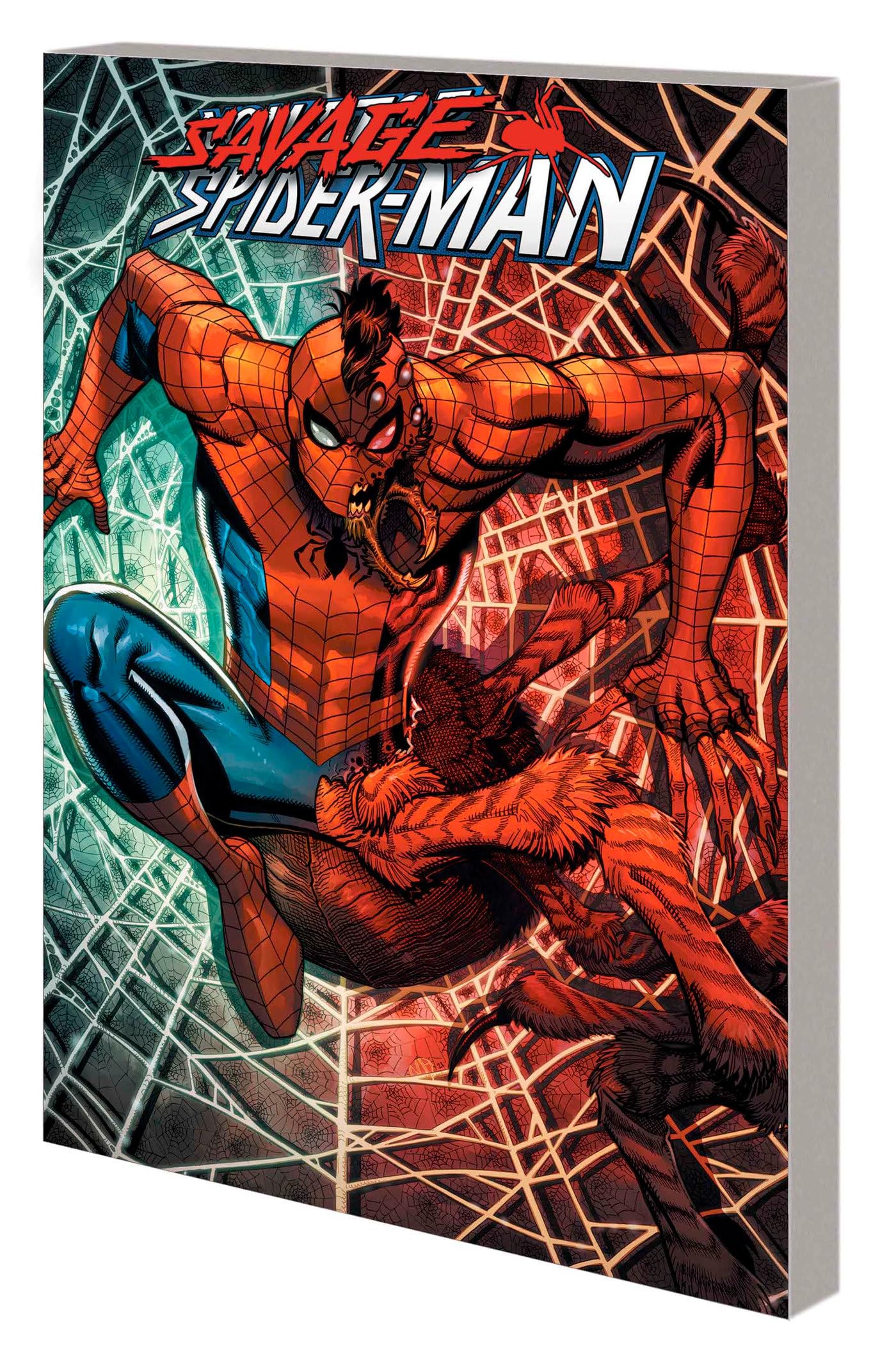 Savage Spider-Man Action Figure - Collectible Marvel Superhero Toy for Kids & Adults - Perfect for Display, Gifts, and Comic Book Collections